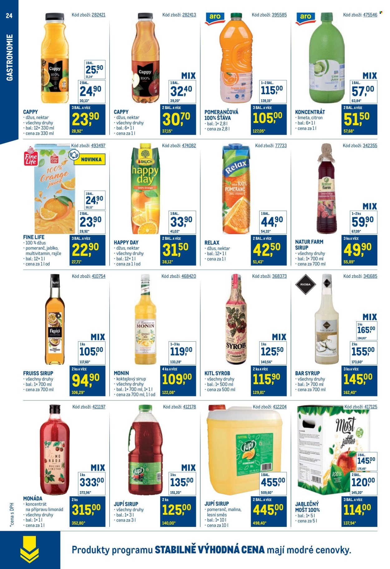 MAKRO leták - Stabilně výhodná cena - gastronomie (2025-09-24 - 2025-11-18)