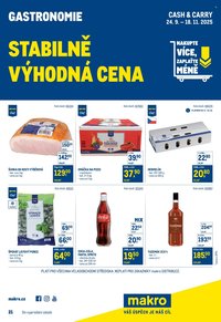 MAKRO leták - Stabilně výhodná cena - gastronomie (2025-09-24 - 2025-11-18)