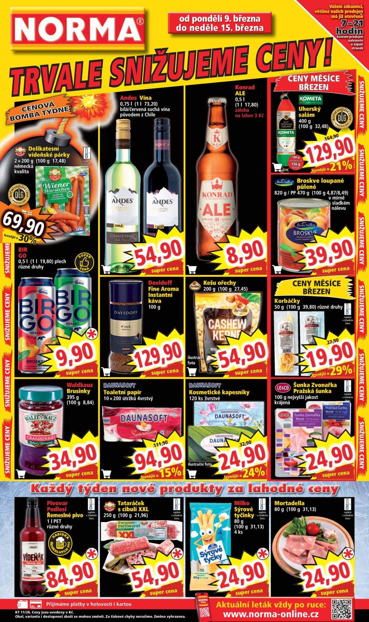 NORMA leták - Od pondělí 9.3.2026 (2026-03-09 - 2026-03-15)