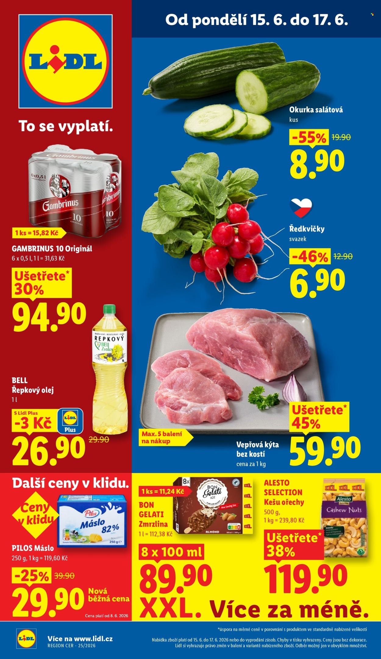 LIDL leták - Od pondělí 15.6.2026
