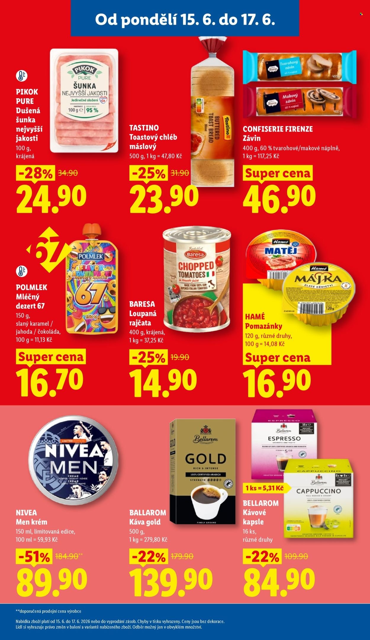 LIDL leták - Od pondělí 15.6.2026