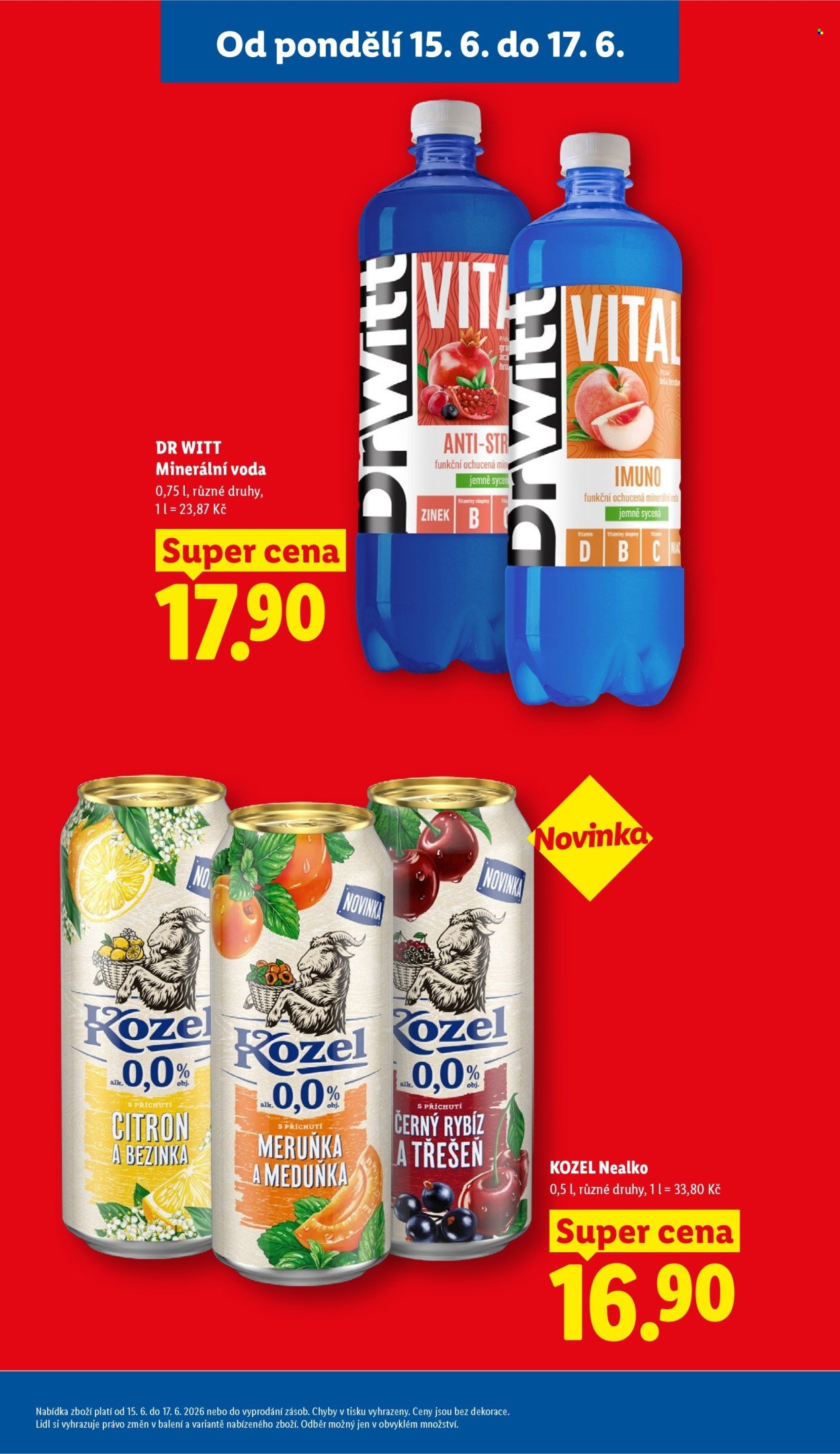 LIDL leták - Od pondělí 15.6.2026