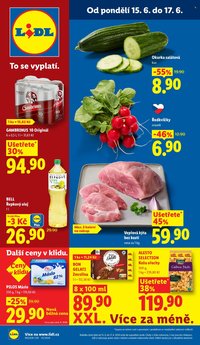 LIDL leták - Od pondělí 15.6.2026