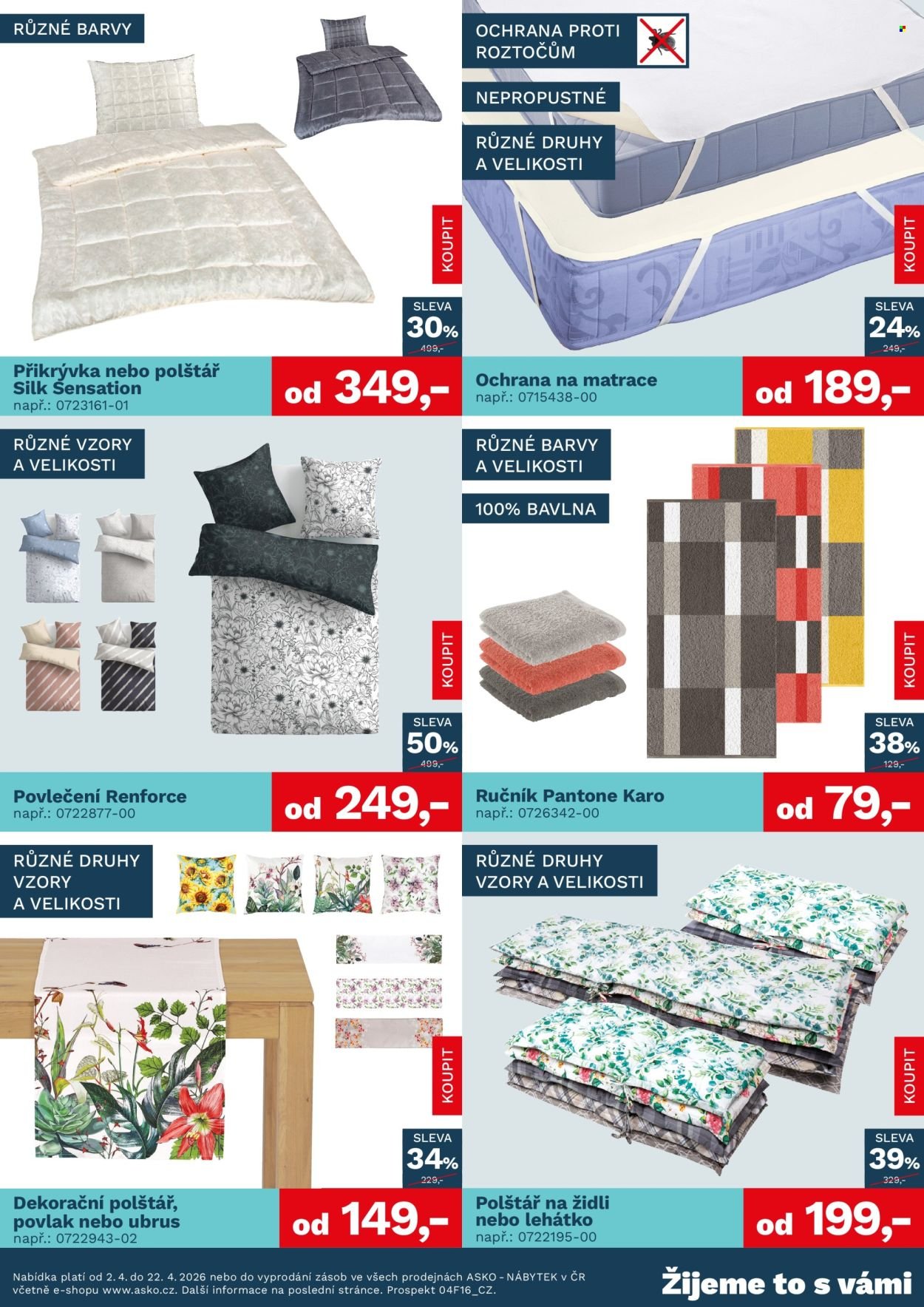 ASKO leták - Bytové doplňky (2026-04-02 - 2026-04-22)