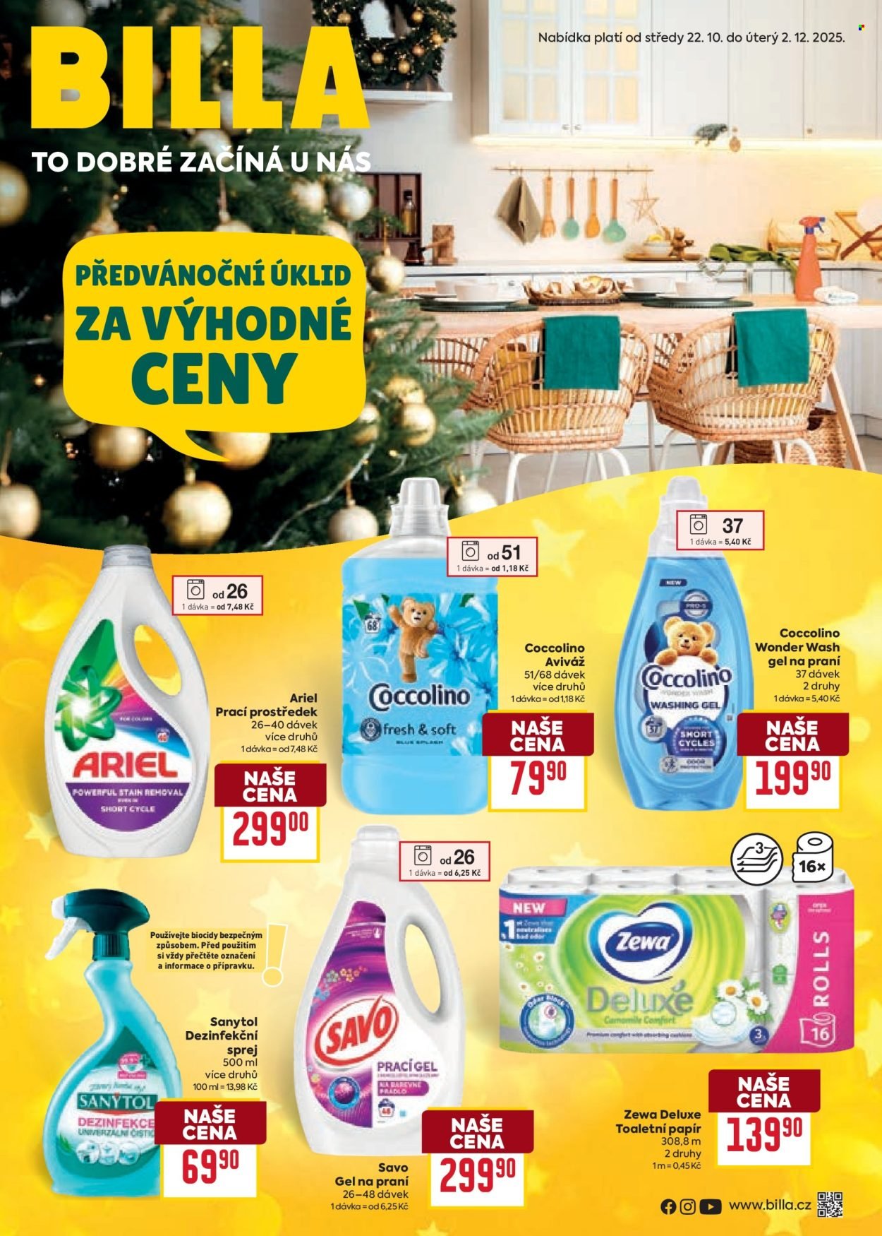 BILLA leták - Cleaning (2025-10-22 - 2025-12-02)