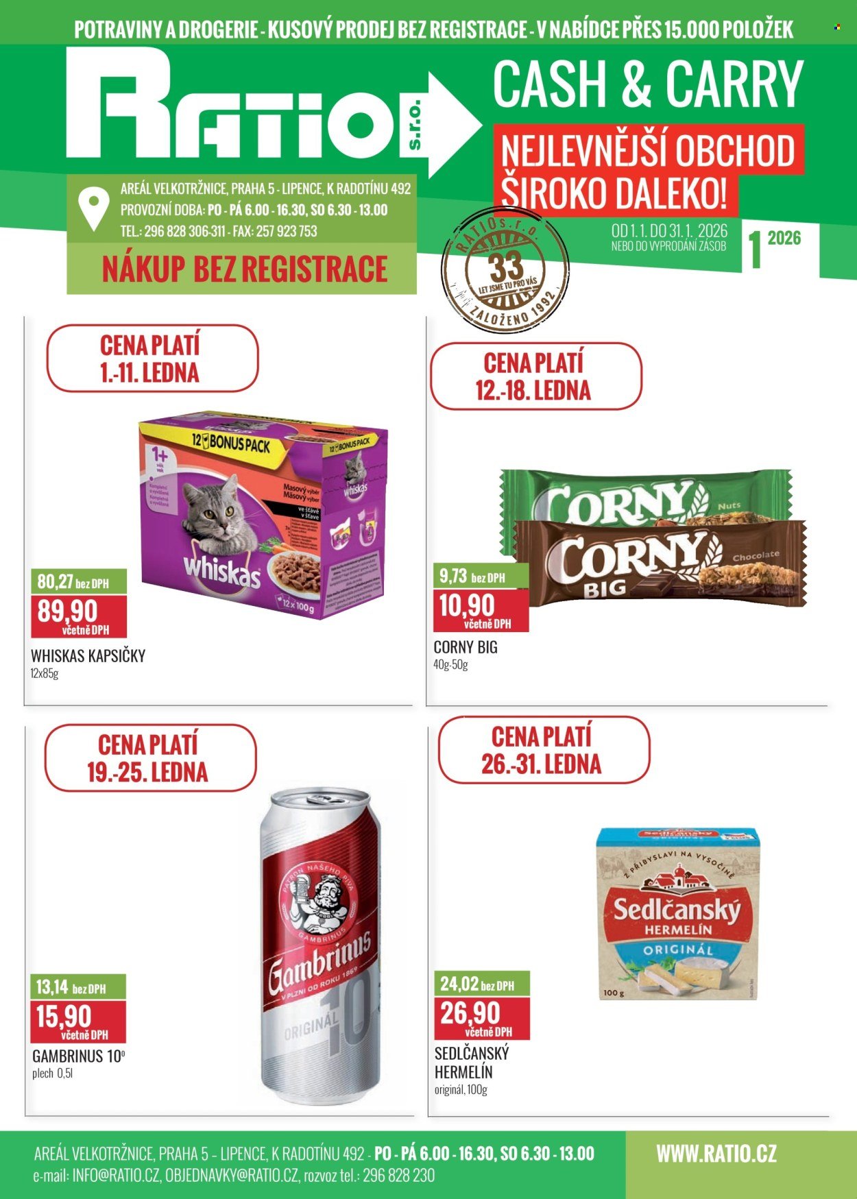 RATIO leták - Od čtvrtka 1.1.2026 (2026-01-01 - 2026-01-31)