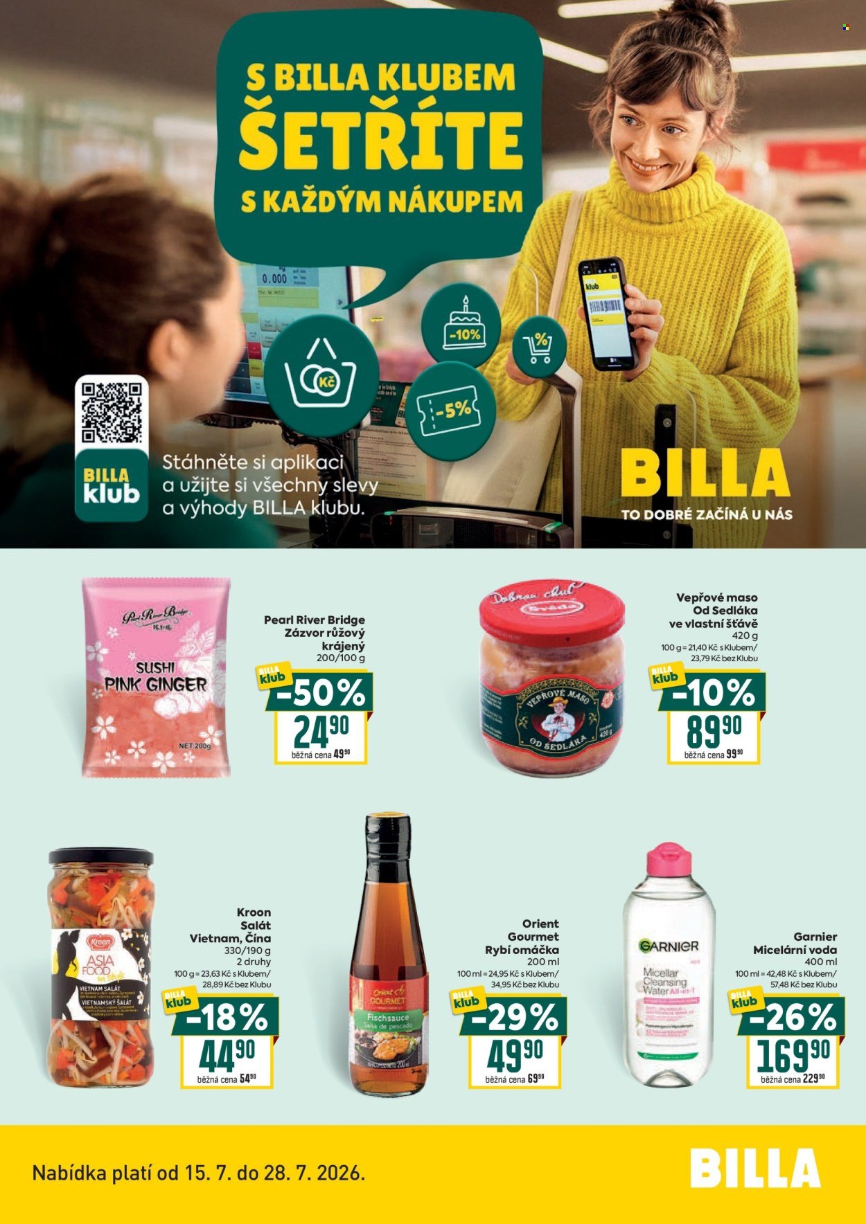 BILLA leták - Klub
