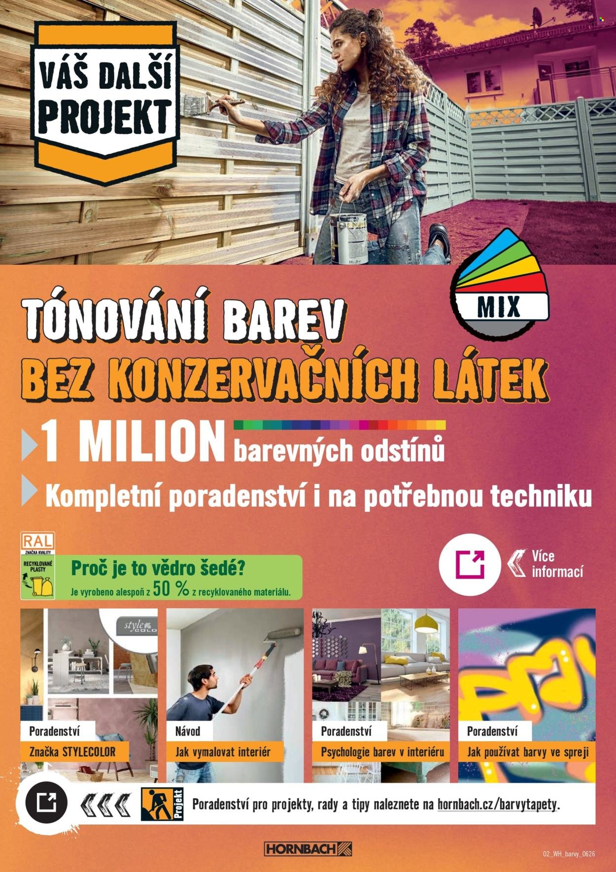 HORNBACH leták - Váš další projekt - Barvy
