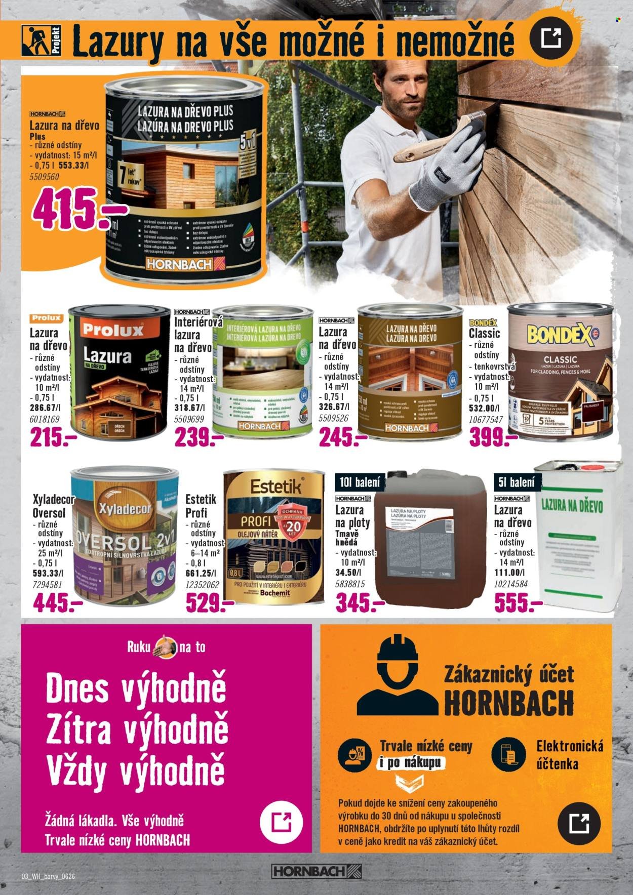 HORNBACH leták - Váš další projekt - Barvy