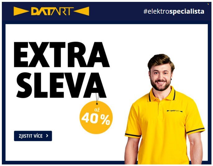 DATART leták - Extra sleva až 40% (2025-10-28 - 2025-10-31)