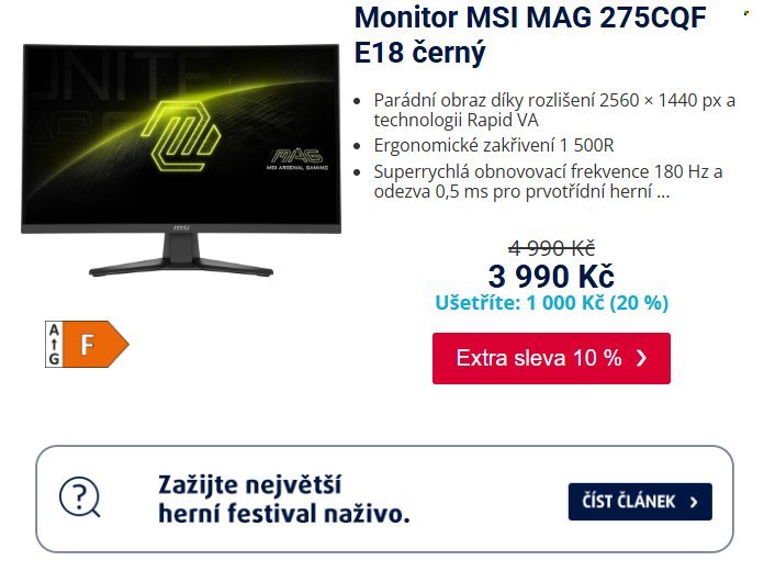 DATART leták - Extra sleva až 40% (2025-10-28 - 2025-10-31)