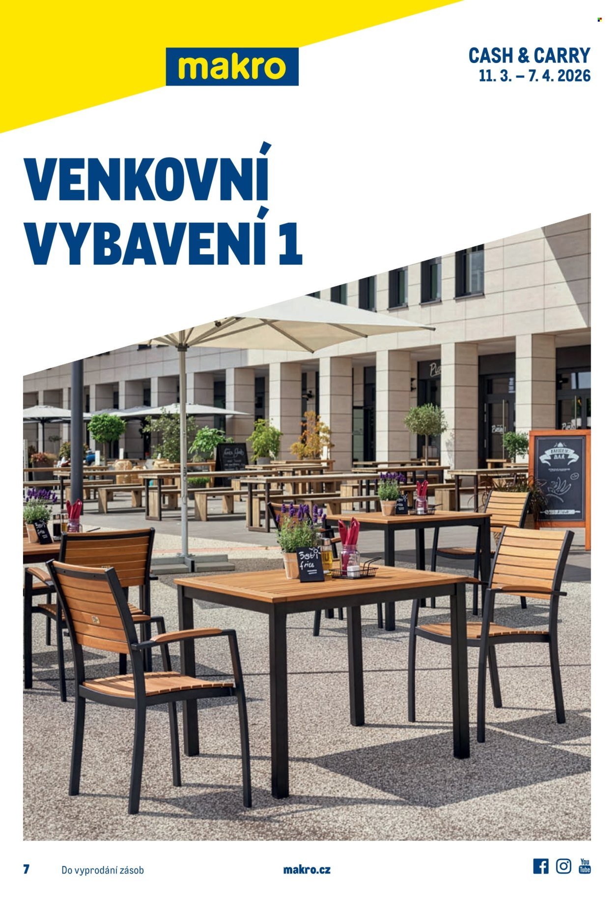 MAKRO leták - Venkovní vybavení 1 (2026-03-11 - 2026-04-07)