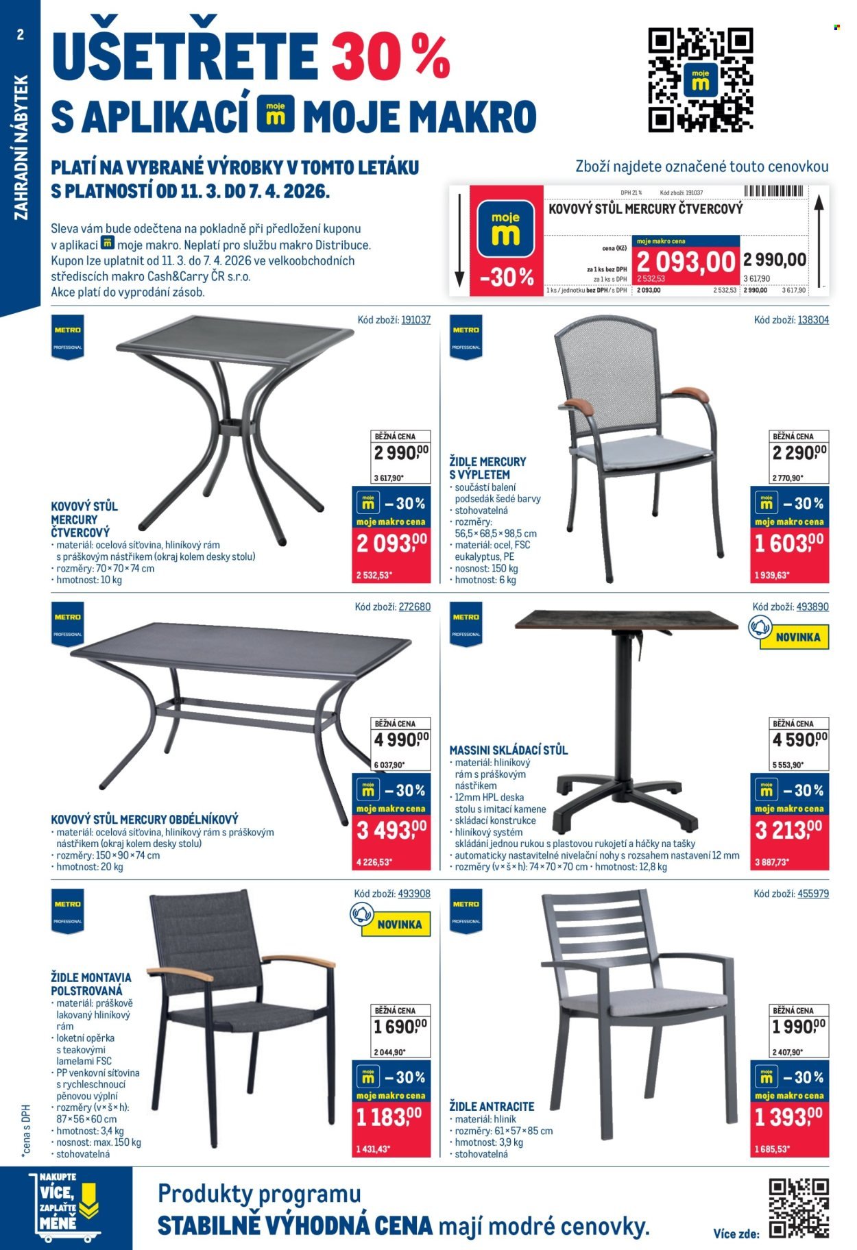 MAKRO leták - Venkovní vybavení 1 (2026-03-11 - 2026-04-07)
