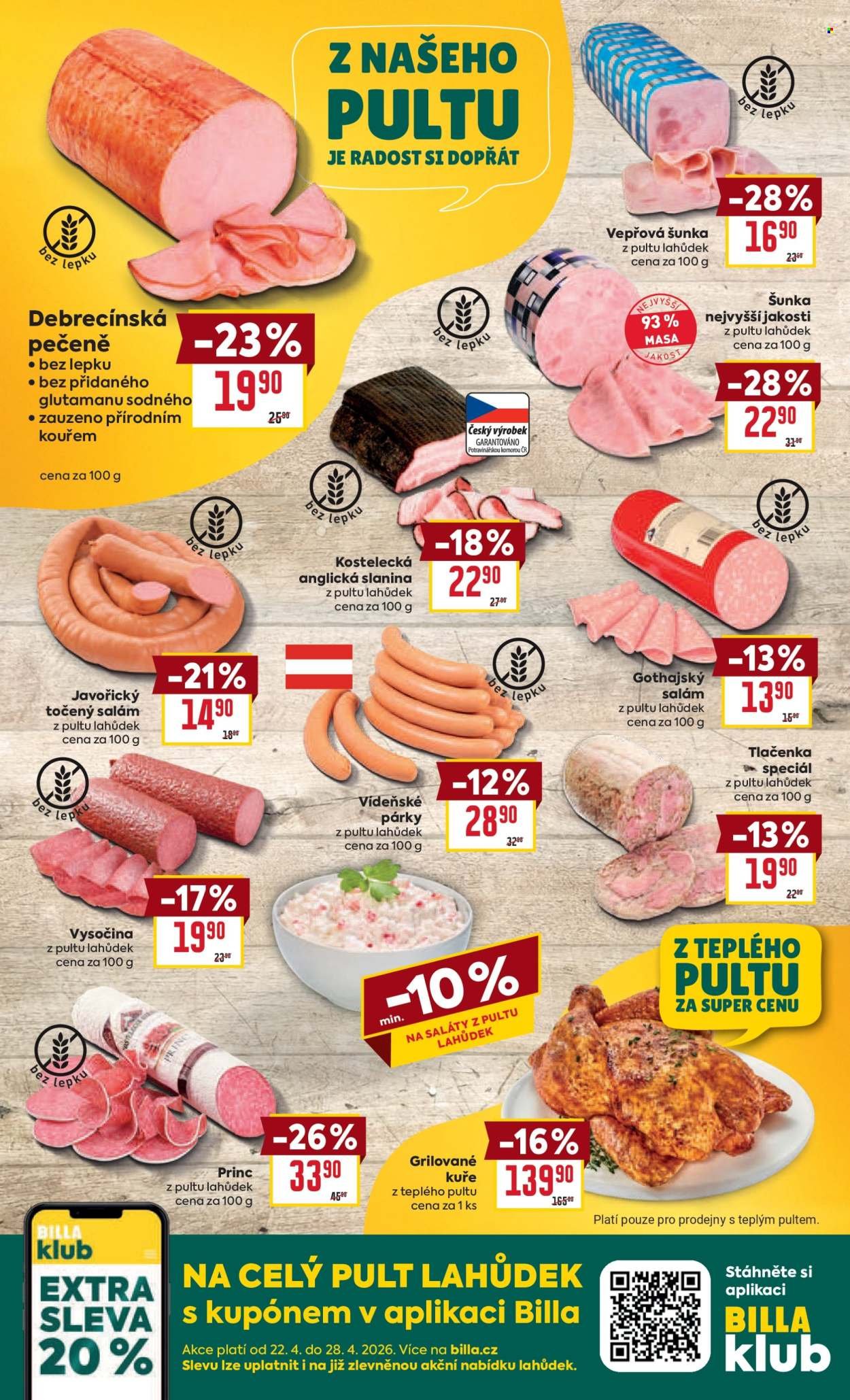 BILLA leták - Velký leták (2026-04-22 - 2026-04-28)