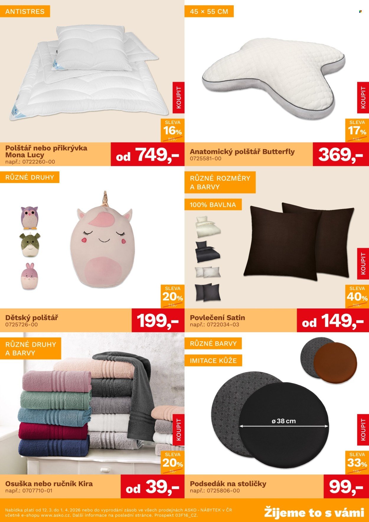 ASKO leták - Bytové doplňky (2026-03-12 - 2026-04-01)