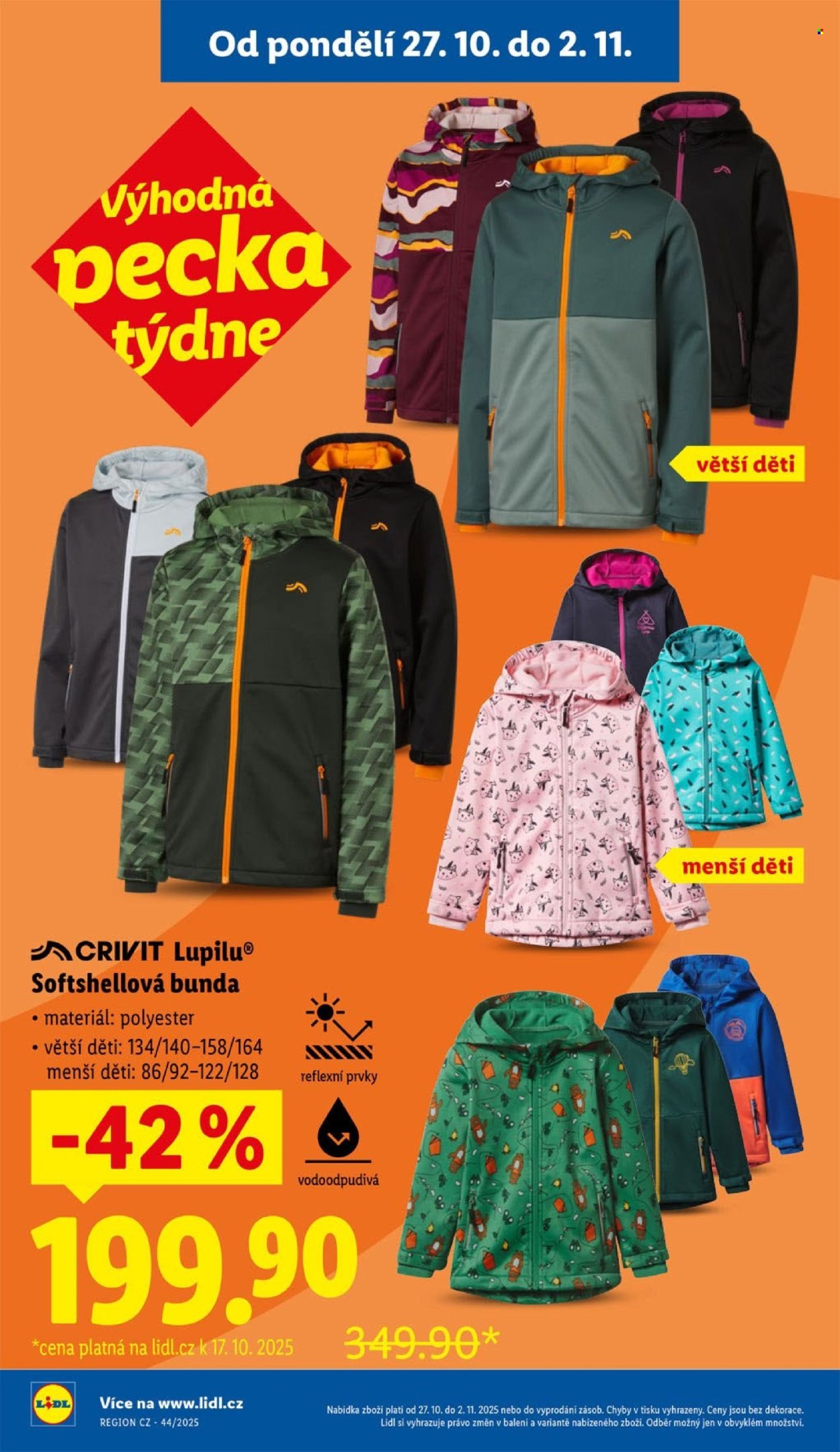 LIDL leták - Spotřební zboží (2025-10-27 - 2025-11-02)