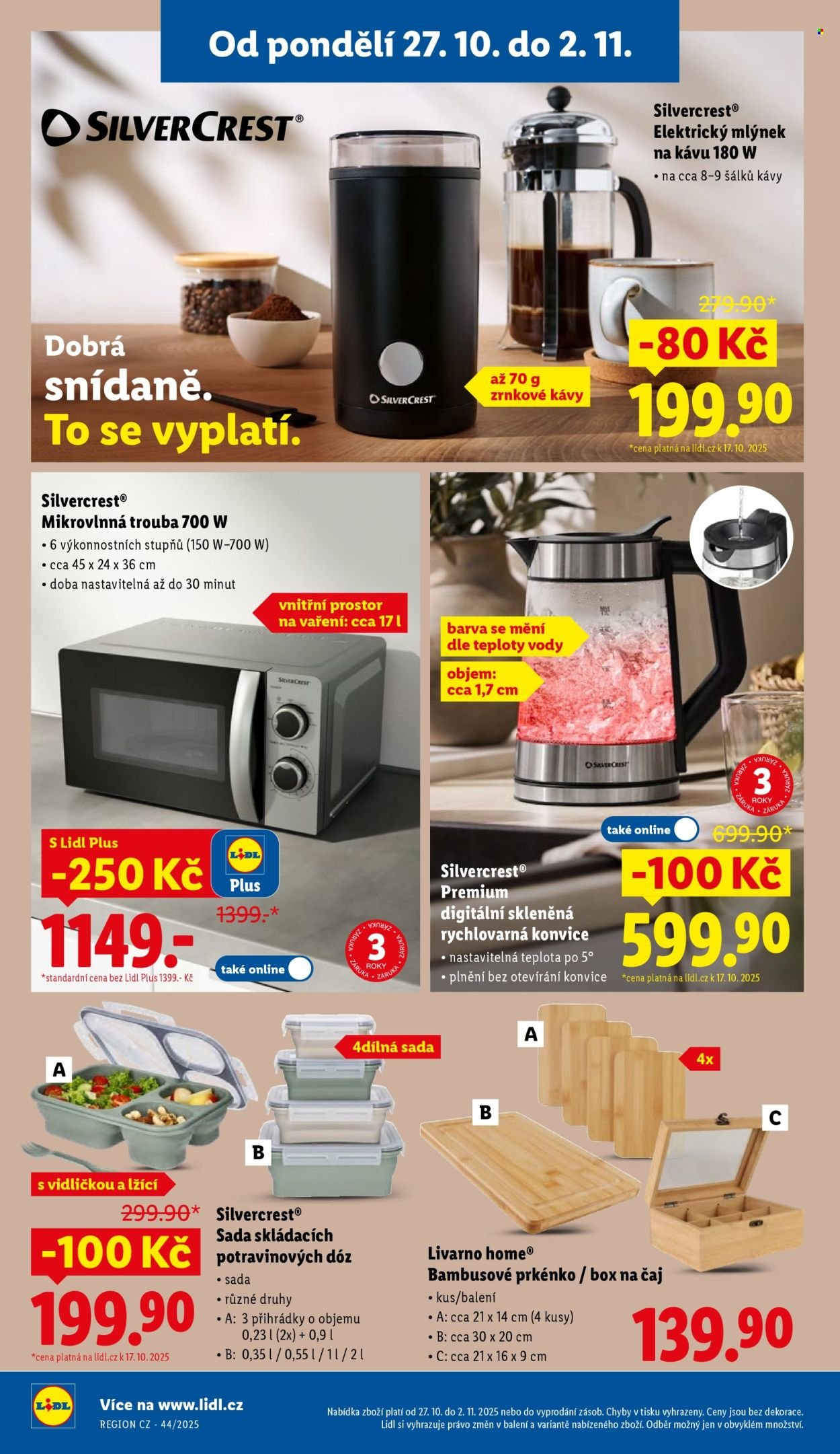 LIDL leták - Spotřební zboží (2025-10-27 - 2025-11-02)