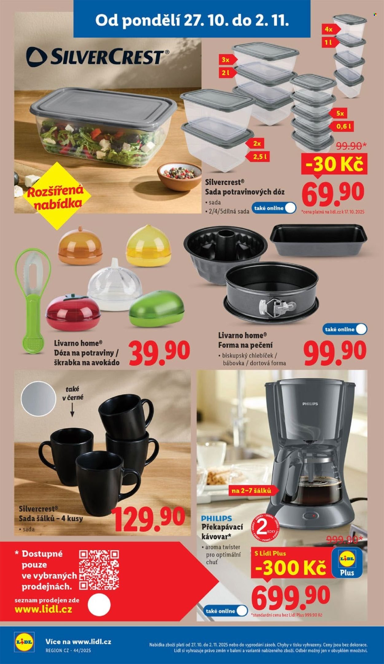 LIDL leták - Spotřební zboží (2025-10-27 - 2025-11-02)