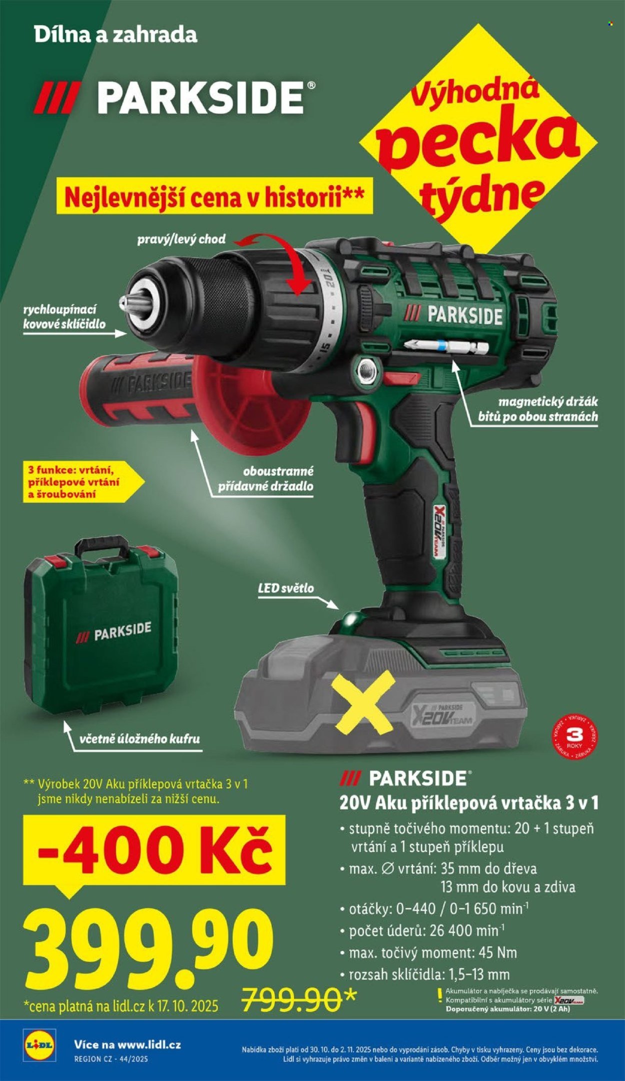 LIDL leták - Spotřební zboží (2025-10-27 - 2025-11-02)