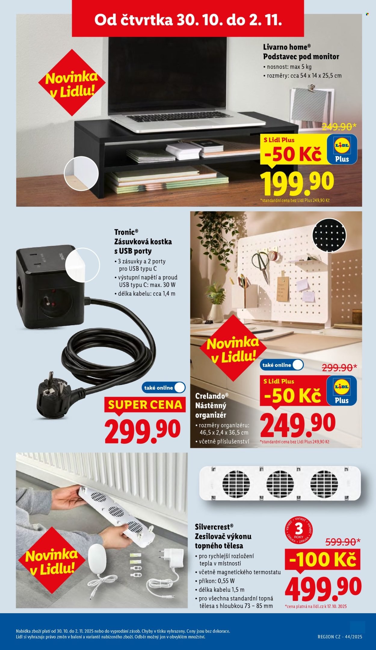LIDL leták - Spotřební zboží (2025-10-27 - 2025-11-02)