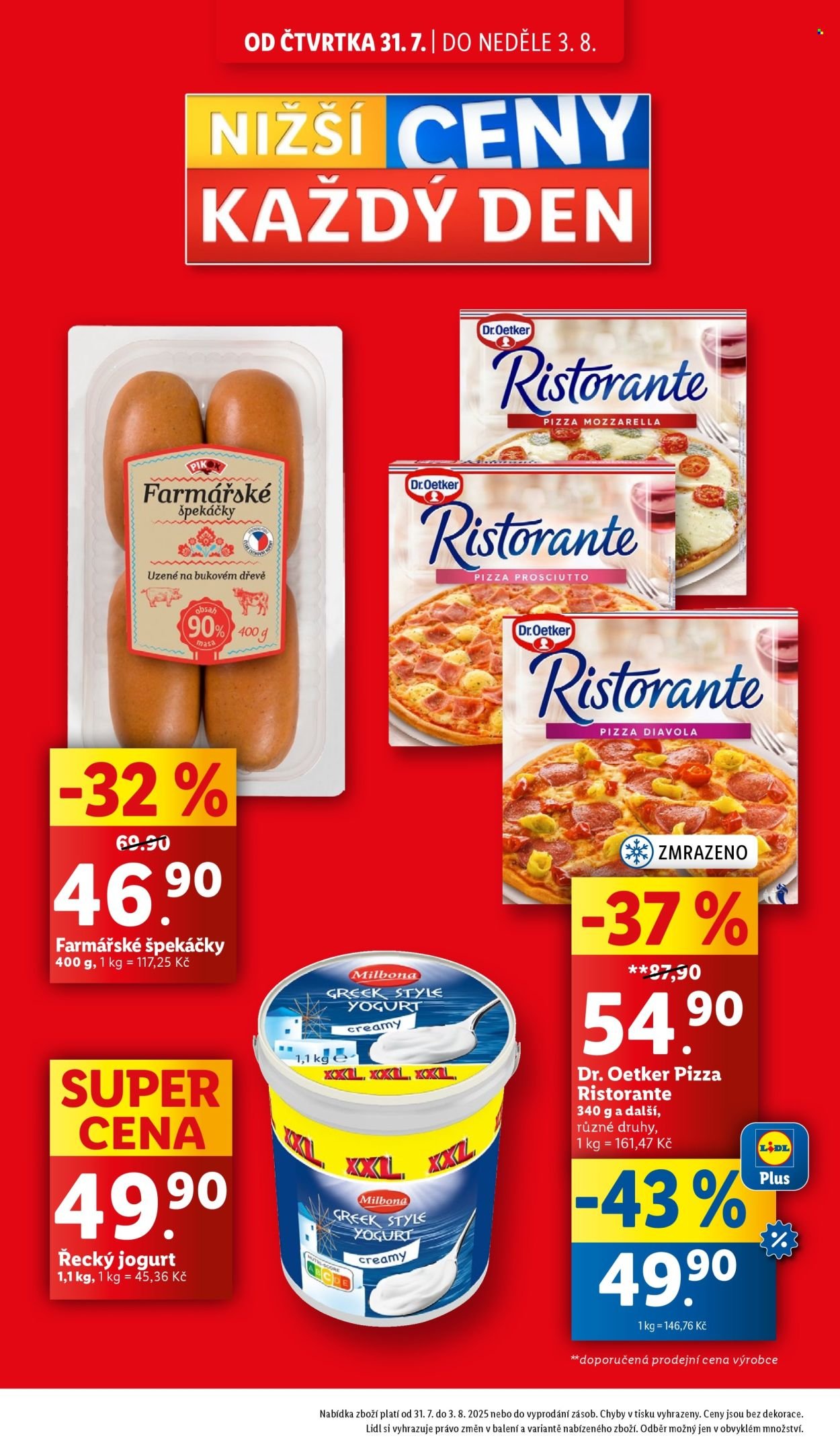 LIDL leták - Od čtvrtka 31.7.2025 (2025-07-31 - 2025-08-03)