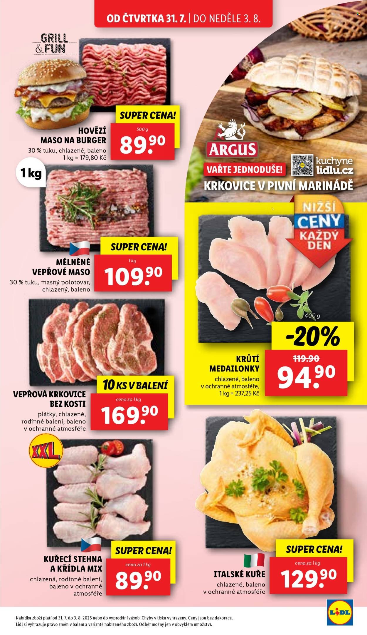LIDL leták - Od čtvrtka 31.7.2025 (2025-07-31 - 2025-08-03)