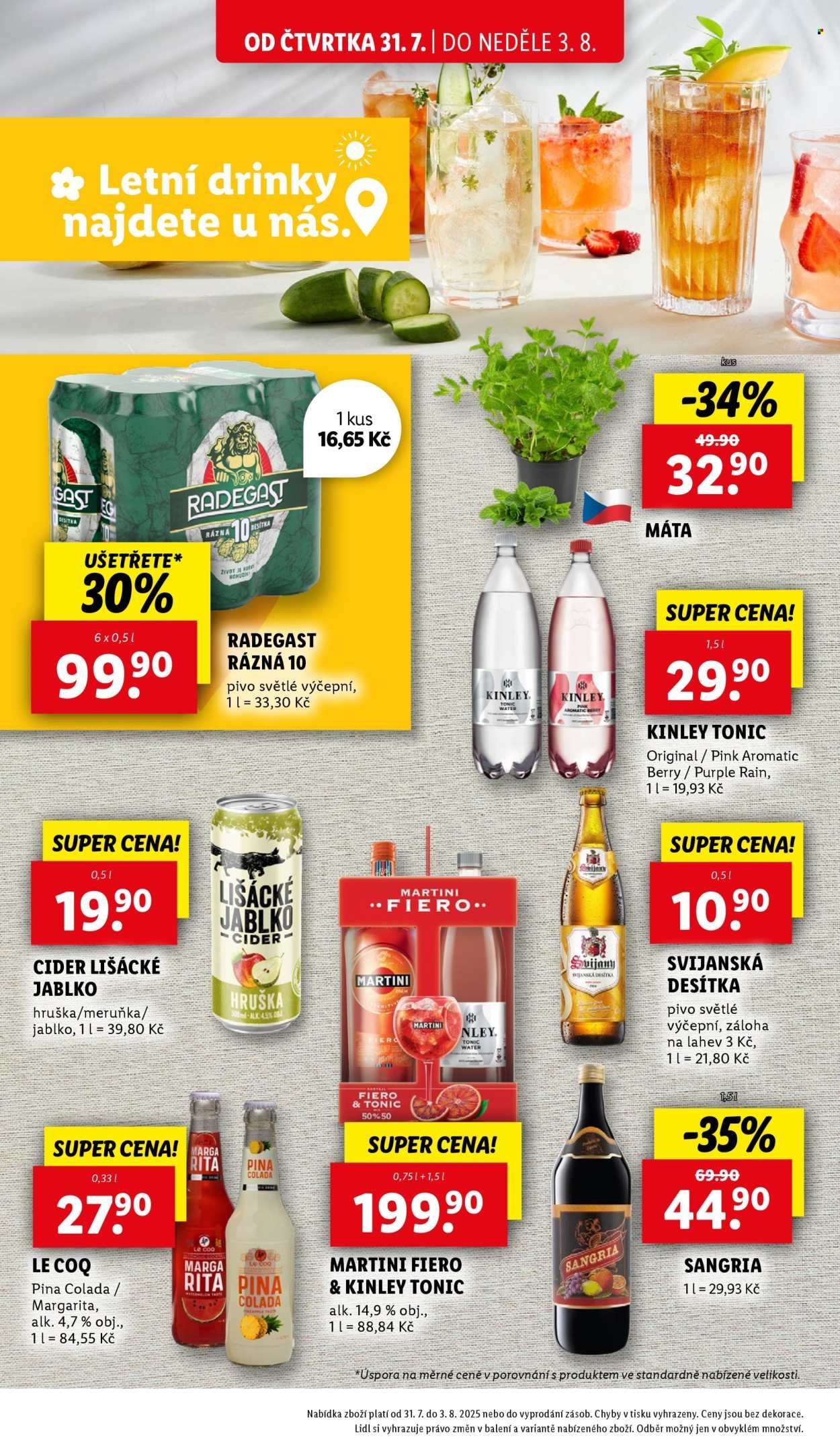 LIDL leták - Od čtvrtka 31.7.2025 (2025-07-31 - 2025-08-03)
