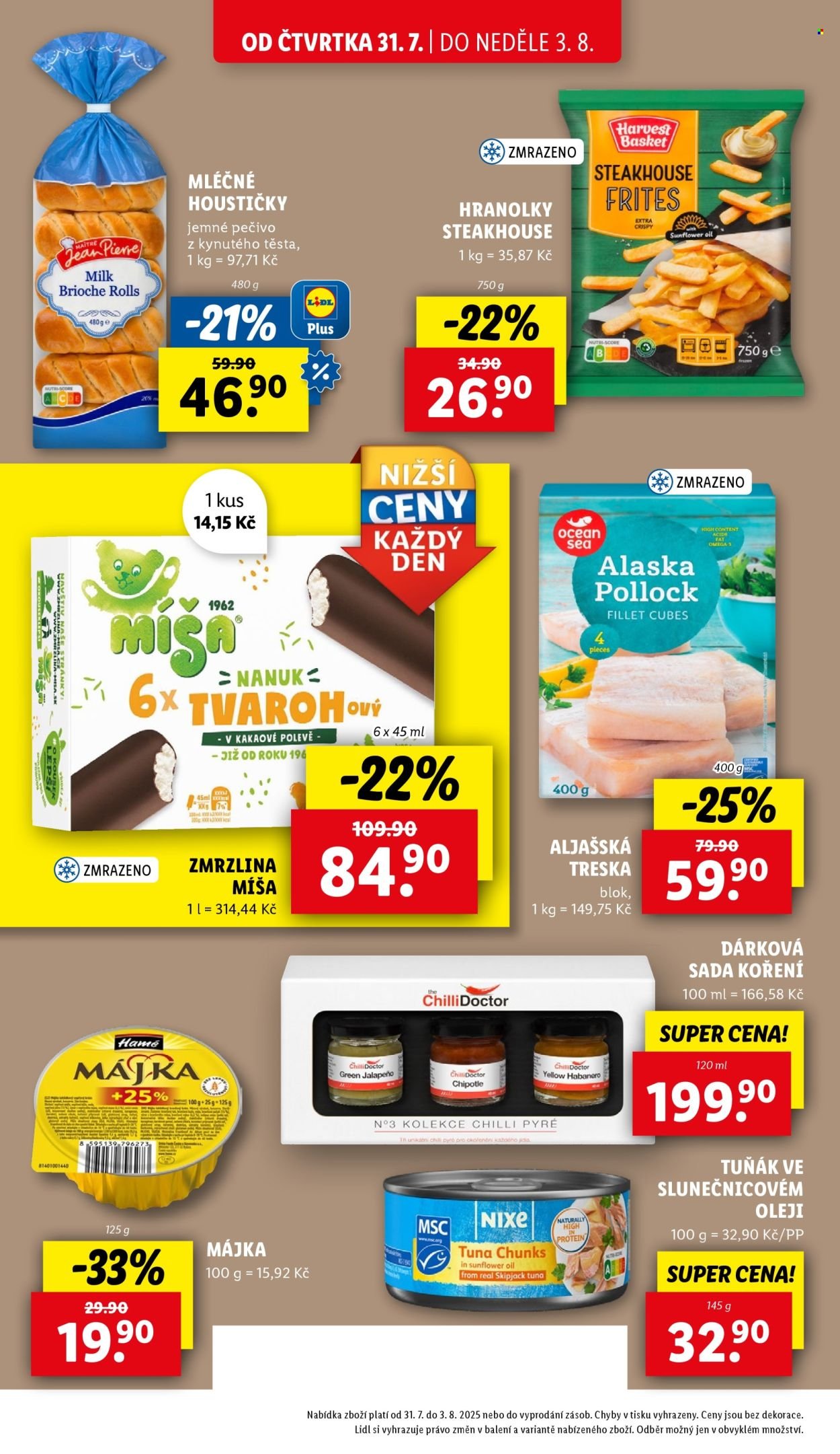 LIDL leták - Od čtvrtka 31.7.2025 (2025-07-31 - 2025-08-03)