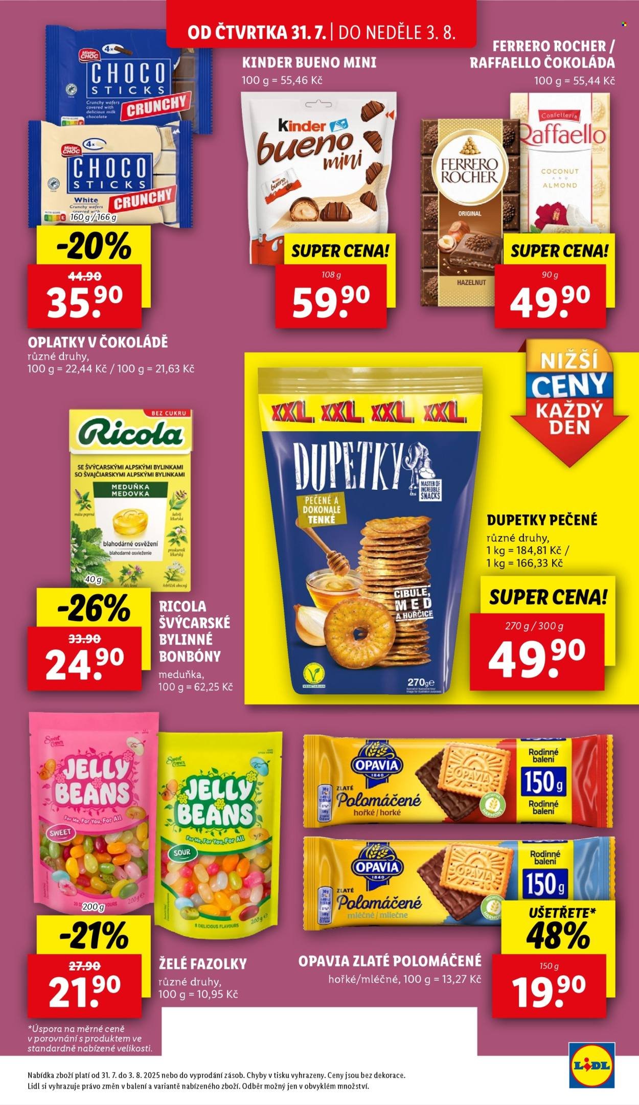 LIDL leták - Od čtvrtka 31.7.2025 (2025-07-31 - 2025-08-03)