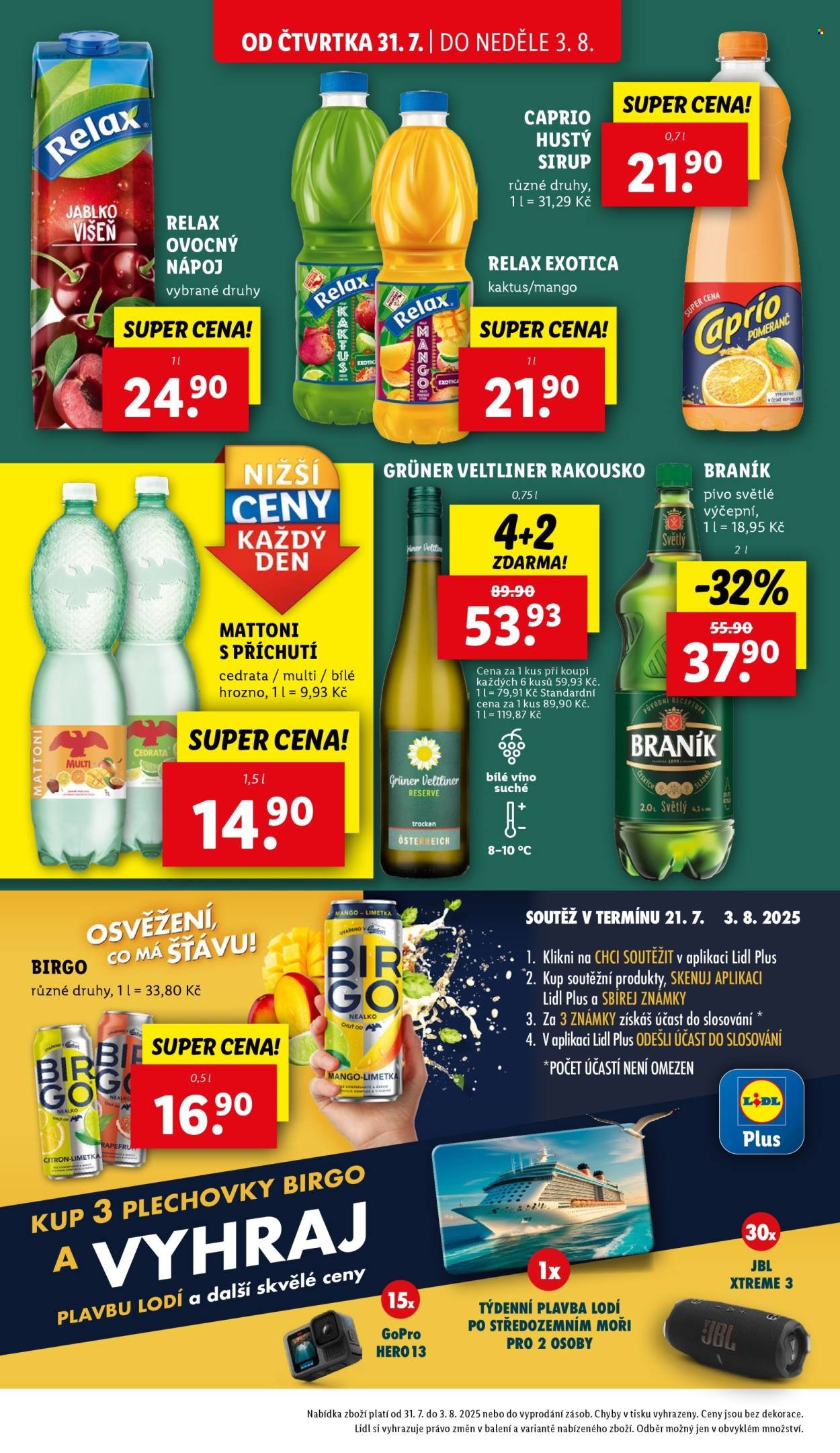 LIDL leták - Od čtvrtka 31.7.2025 (2025-07-31 - 2025-08-03)