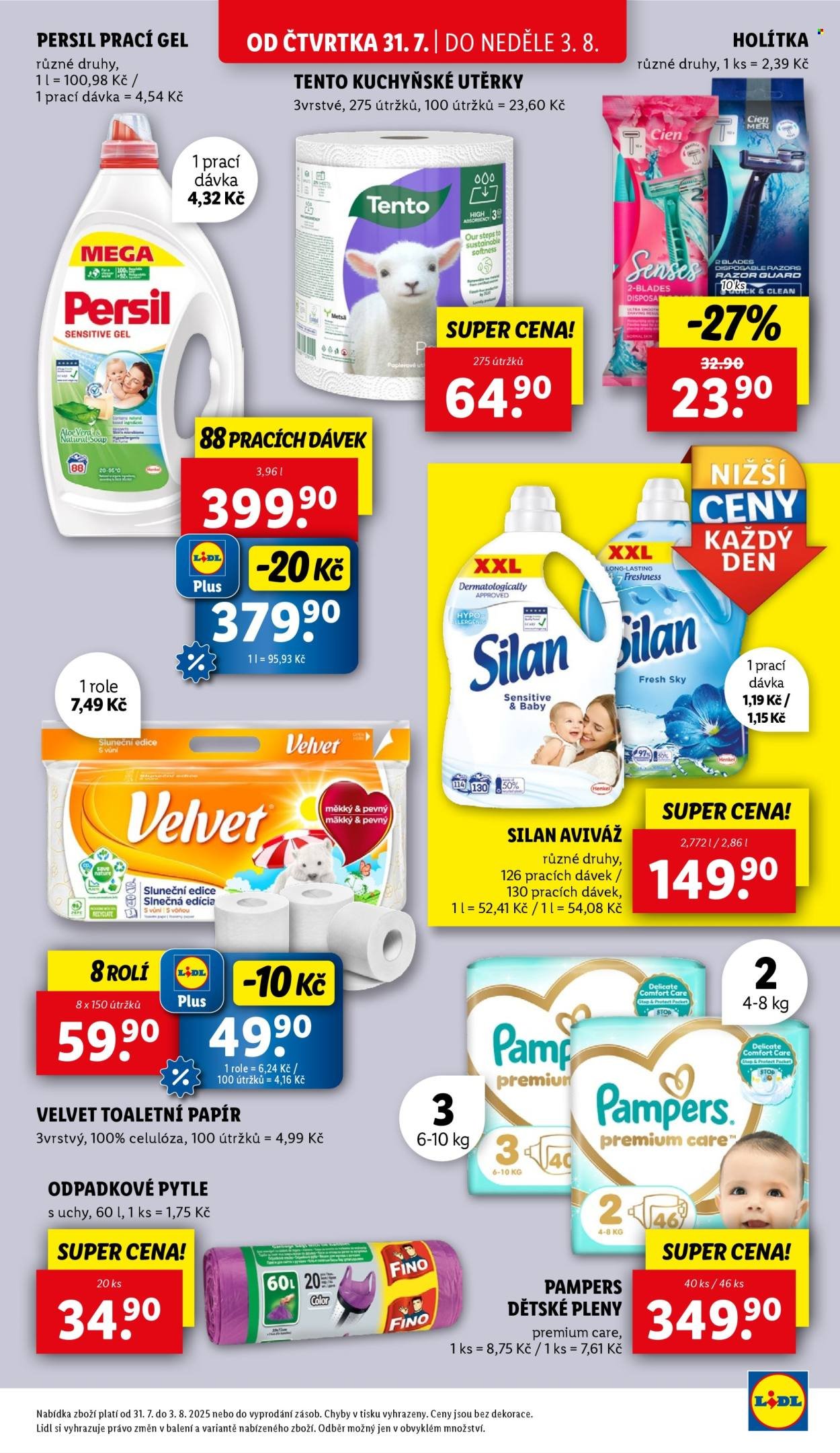 LIDL leták - Od čtvrtka 31.7.2025 (2025-07-31 - 2025-08-03)