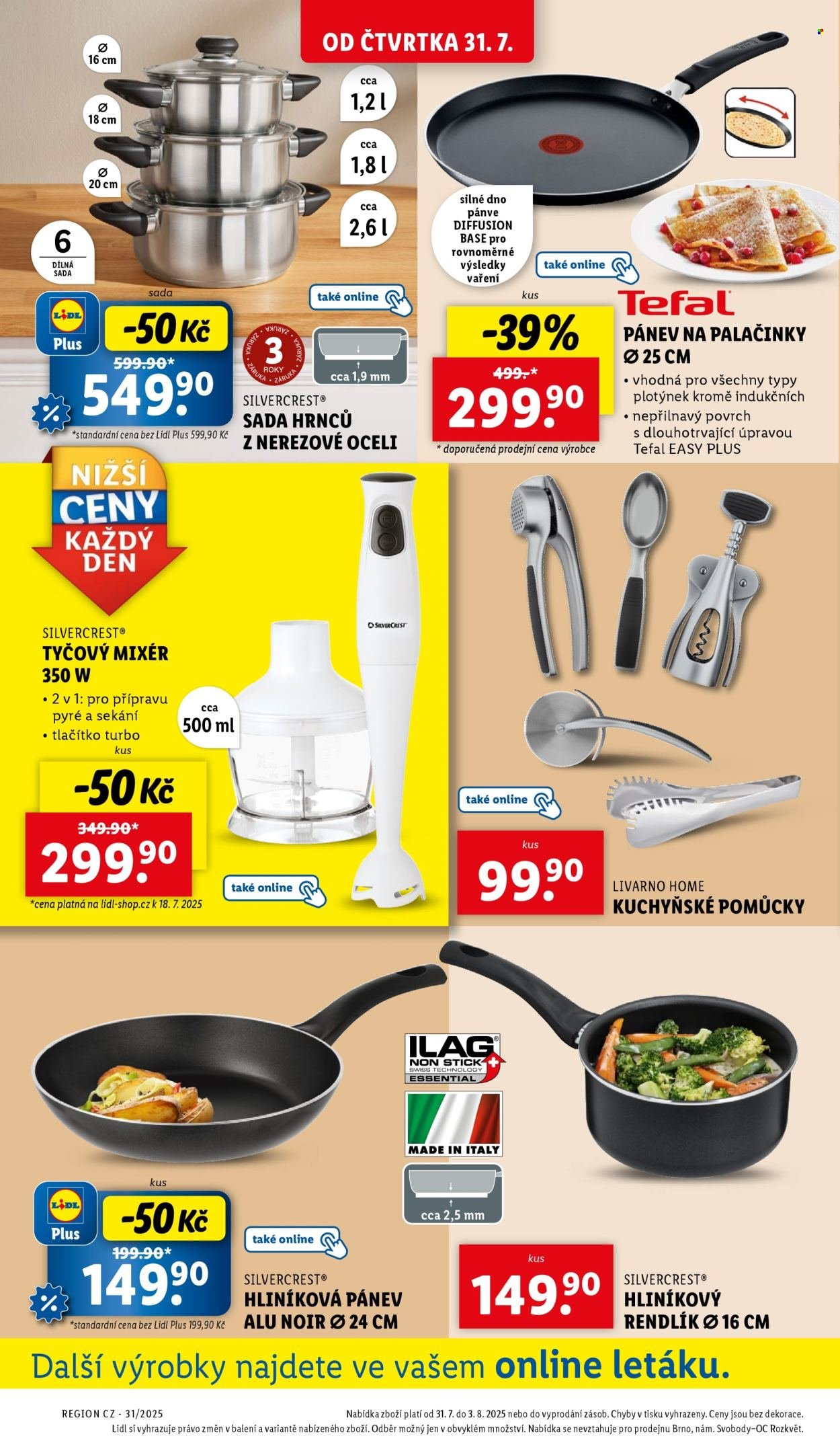LIDL leták - Od čtvrtka 31.7.2025 (2025-07-31 - 2025-08-03)