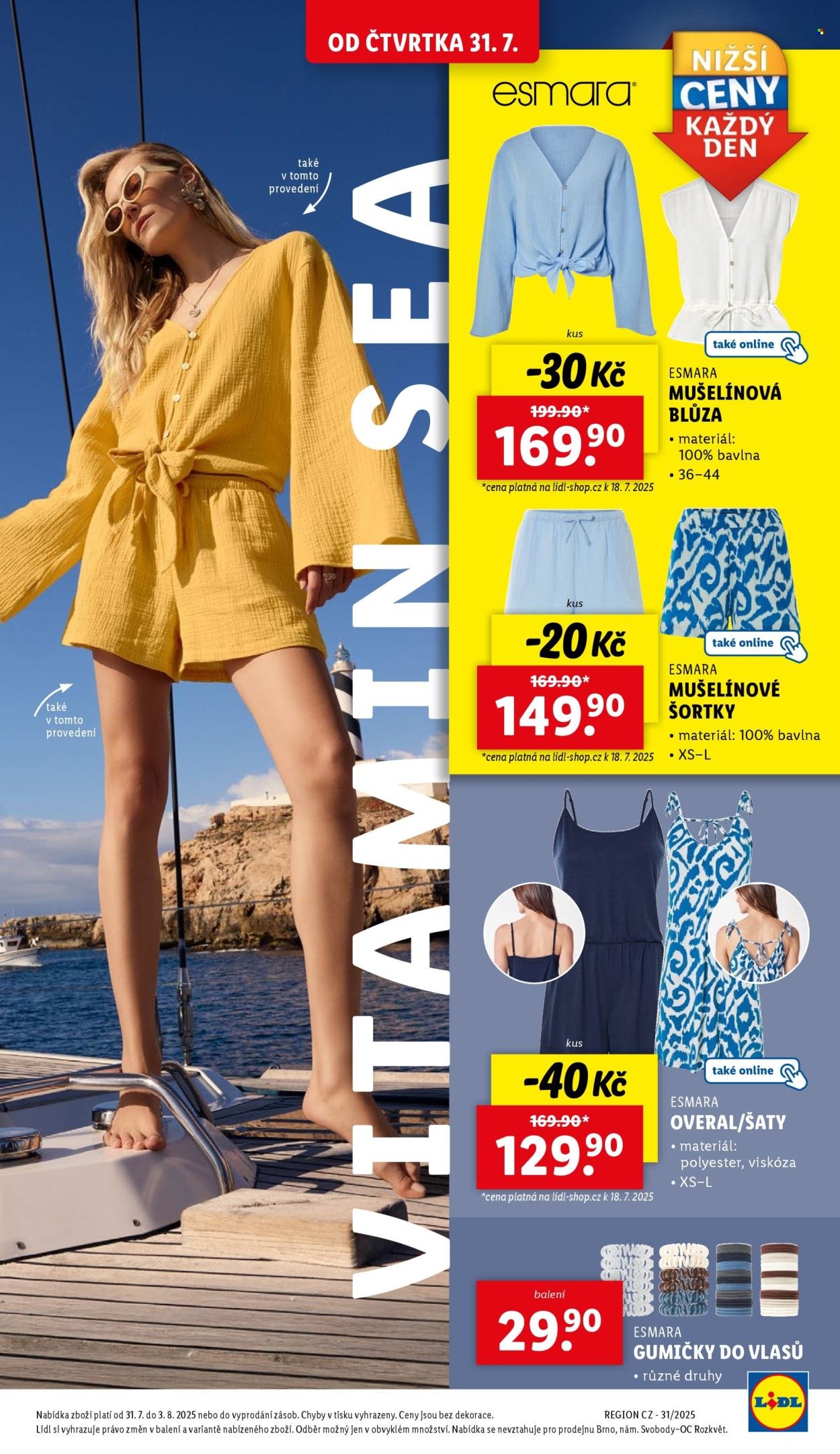 LIDL leták - Od čtvrtka 31.7.2025 (2025-07-31 - 2025-08-03)