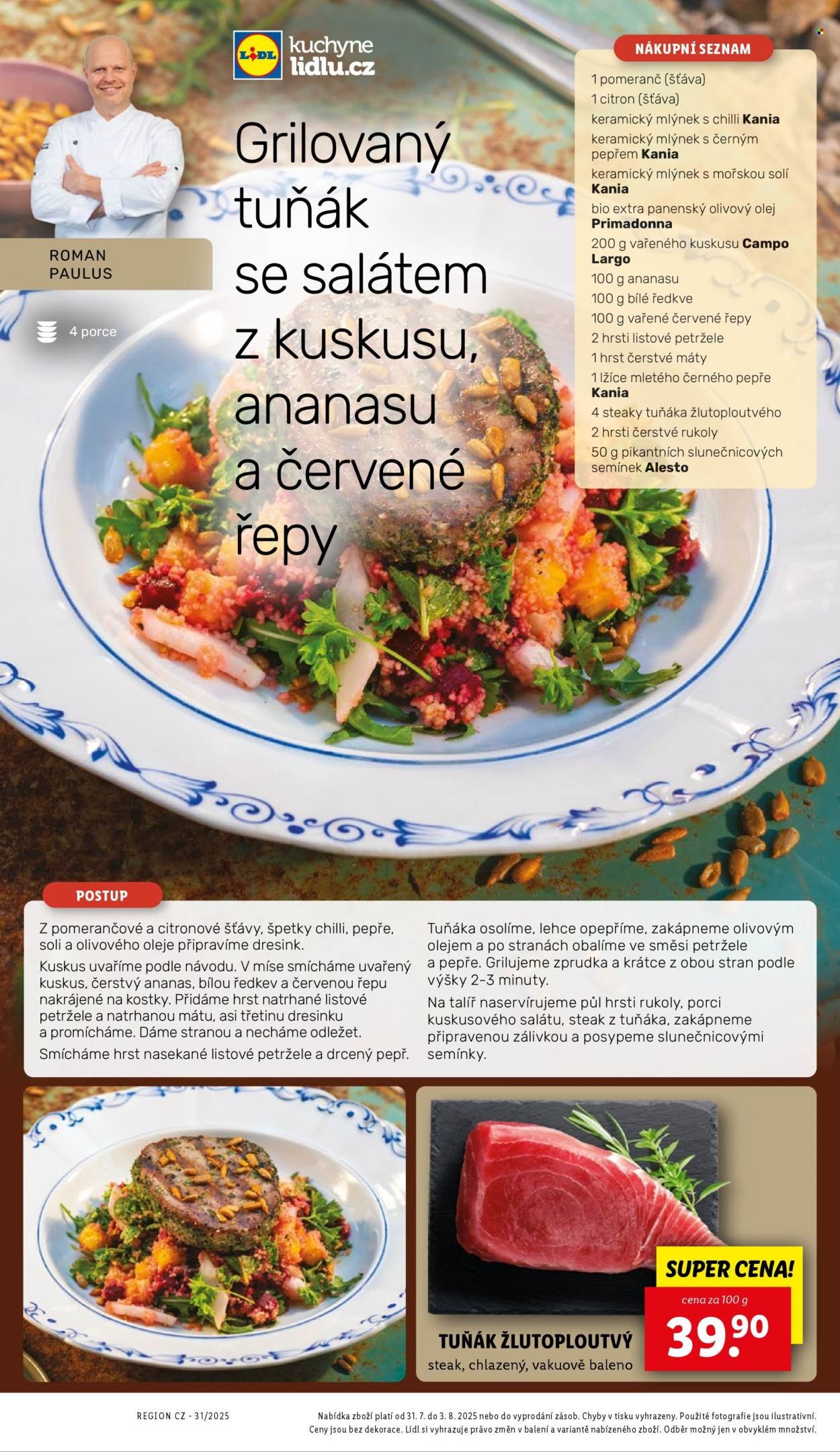 LIDL leták - Od čtvrtka 31.7.2025 (2025-07-31 - 2025-08-03)