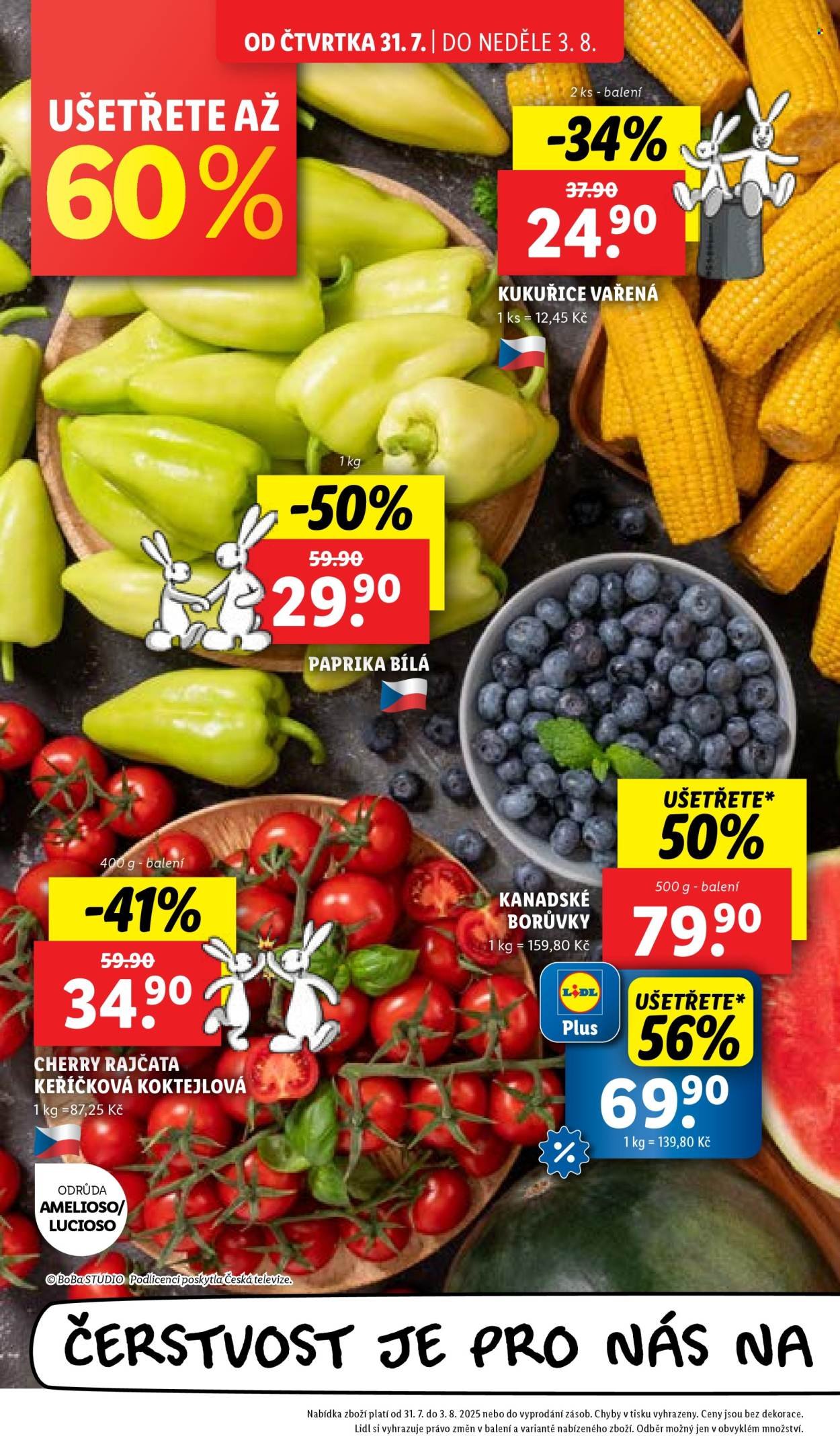 LIDL leták - Od čtvrtka 31.7.2025 (2025-07-31 - 2025-08-03)