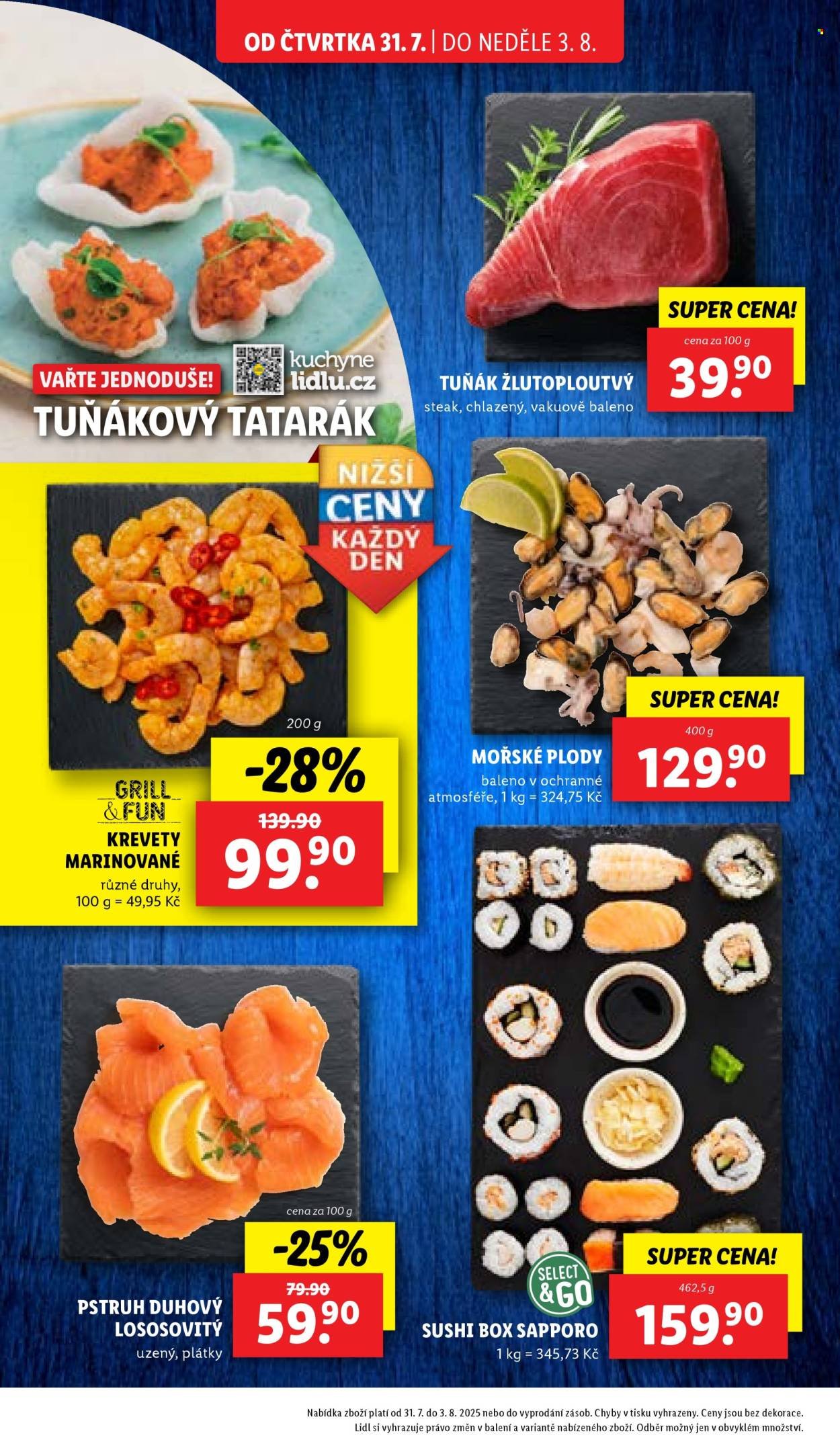 LIDL leták - Od čtvrtka 31.7.2025 (2025-07-31 - 2025-08-03)