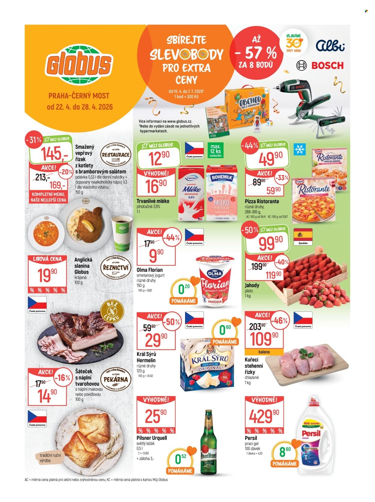 GLOBUS leták - Od středy 22.4.2026 (2026-04-22 - 2026-04-28)