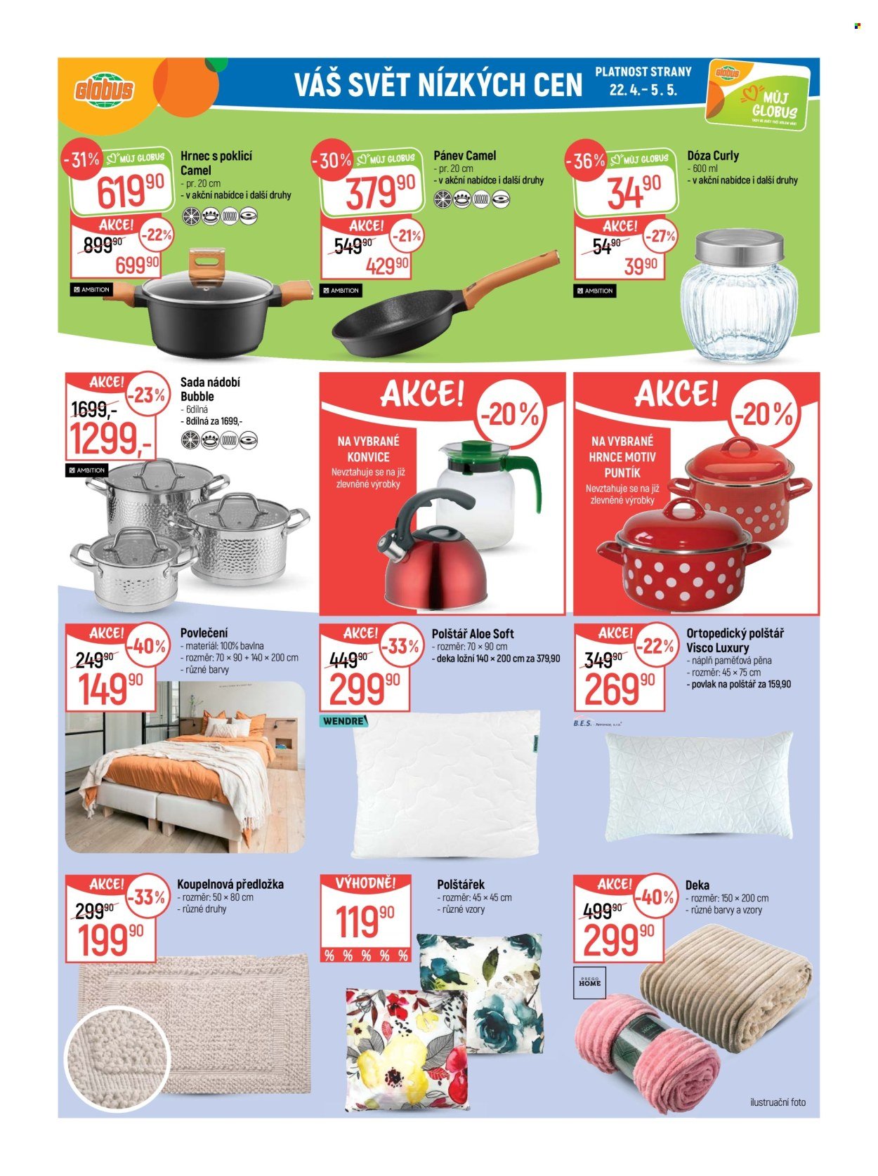 GLOBUS leták - Od středy 22.4.2026 (2026-04-22 - 2026-04-28)