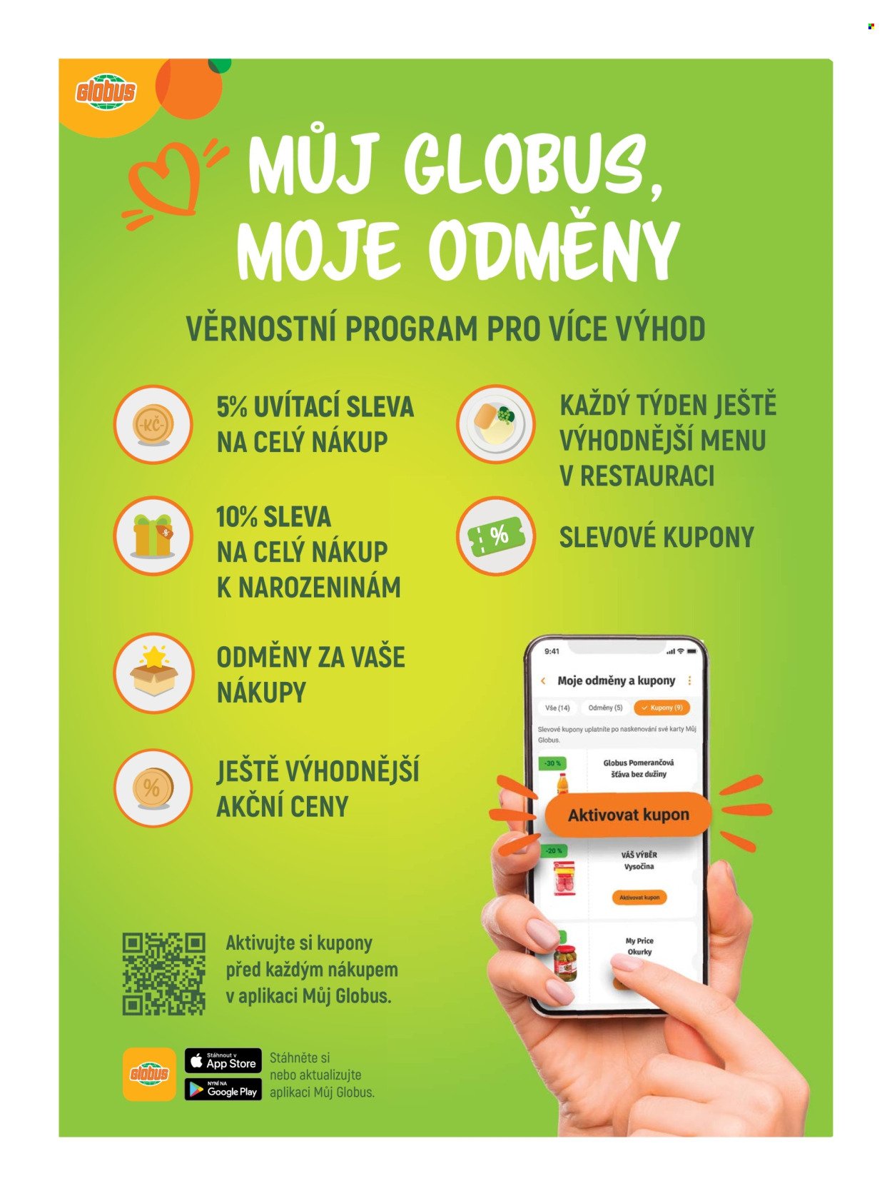 GLOBUS leták - Od středy 22.4.2026 (2026-04-22 - 2026-04-28)