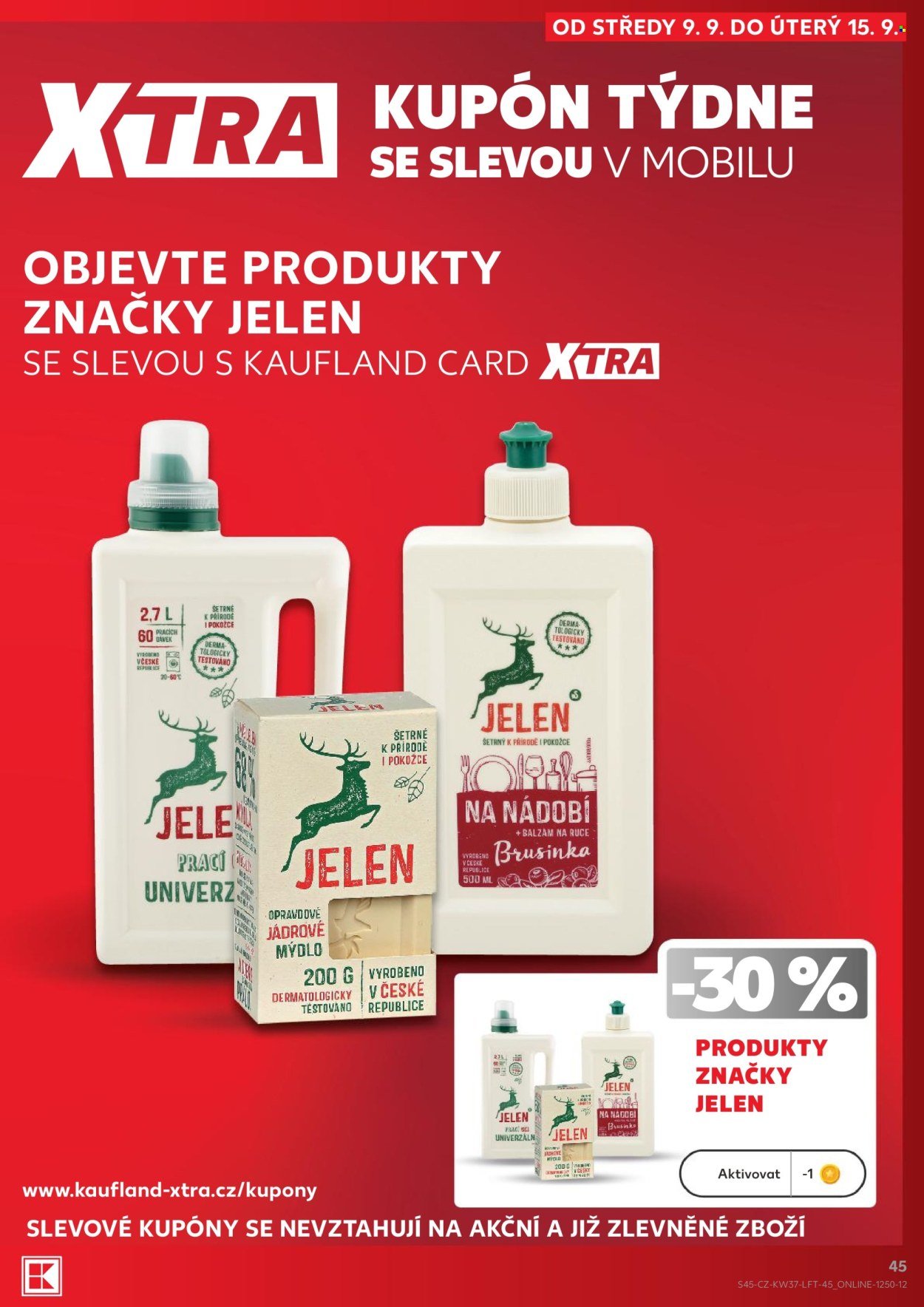 KAUFLAND leták - Od středy 9.9.2026