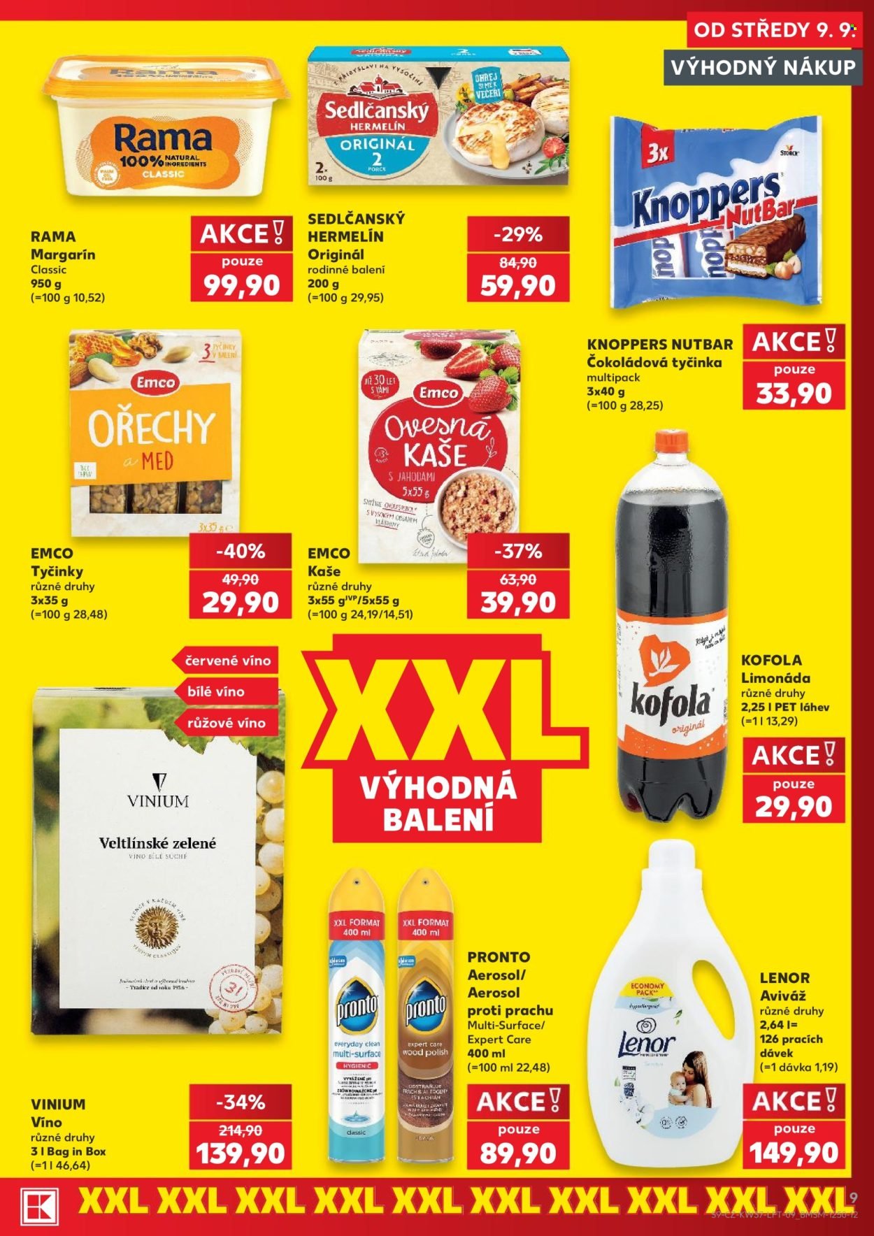 KAUFLAND leták - Od středy 9.9.2026