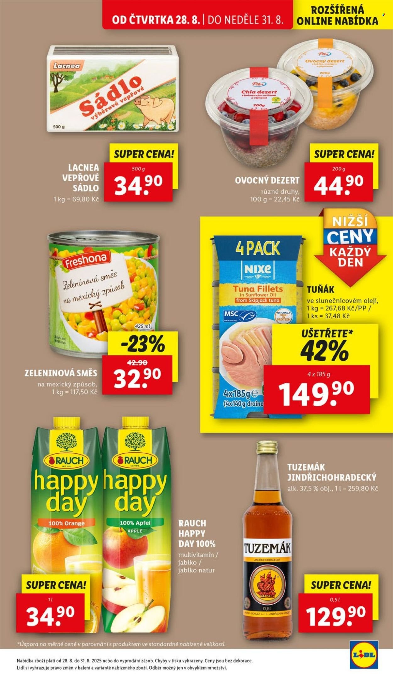 LIDL leták - Od čtvrtka 28.8.2025 (2025-08-28 - 2025-08-31)