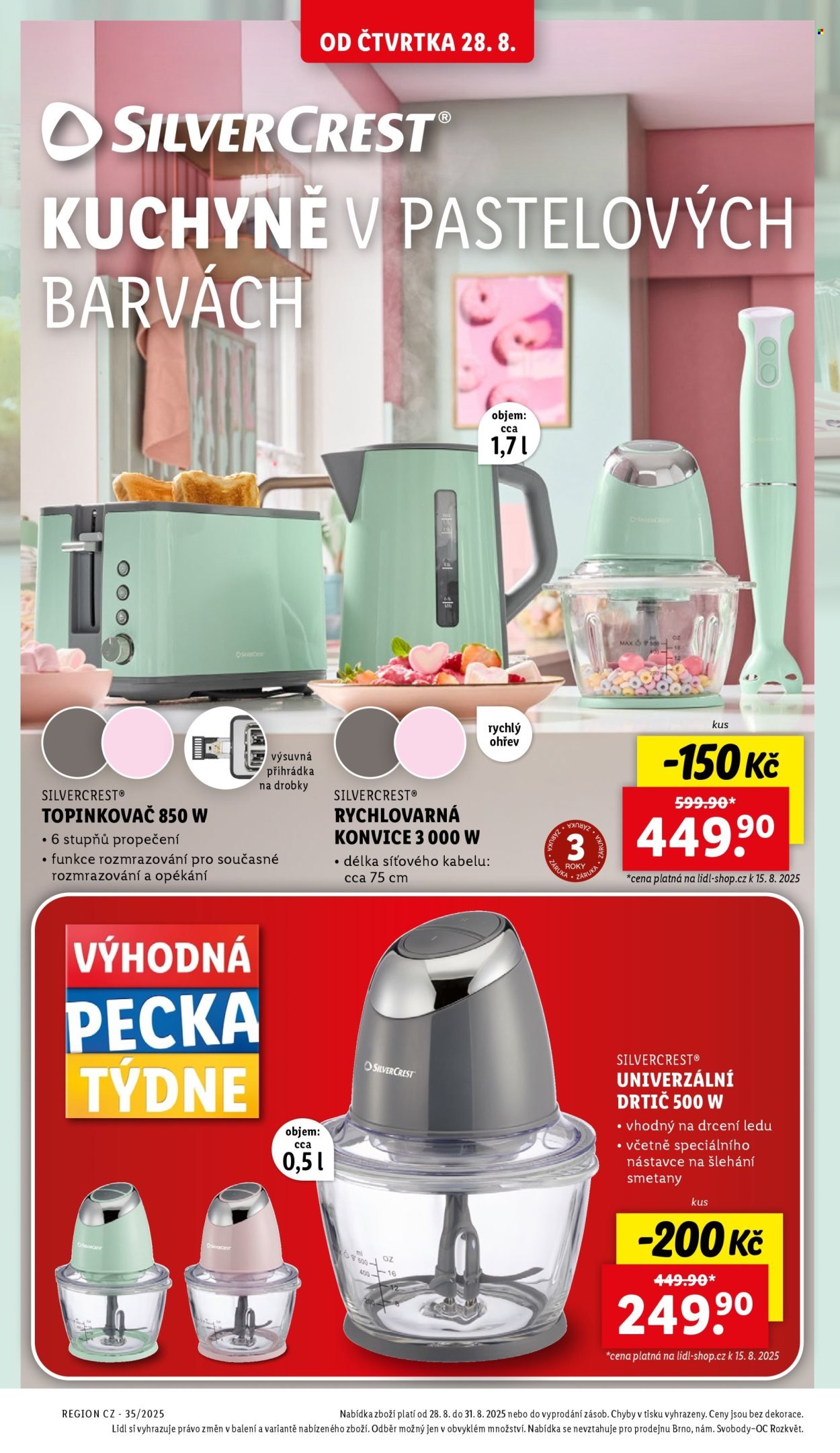 LIDL leták - Od čtvrtka 28.8.2025 (2025-08-28 - 2025-08-31)