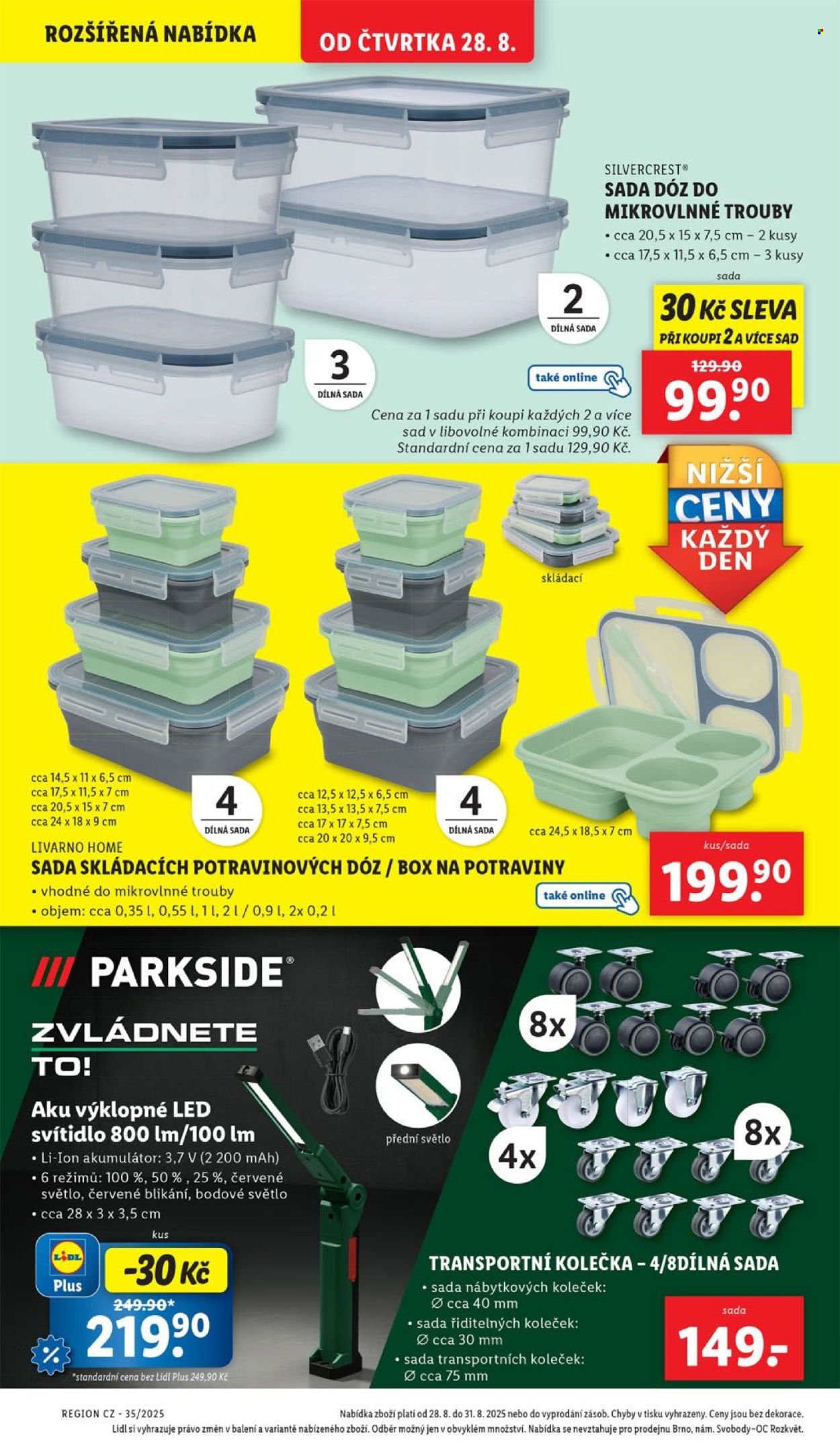 LIDL leták - Od čtvrtka 28.8.2025 (2025-08-28 - 2025-08-31)