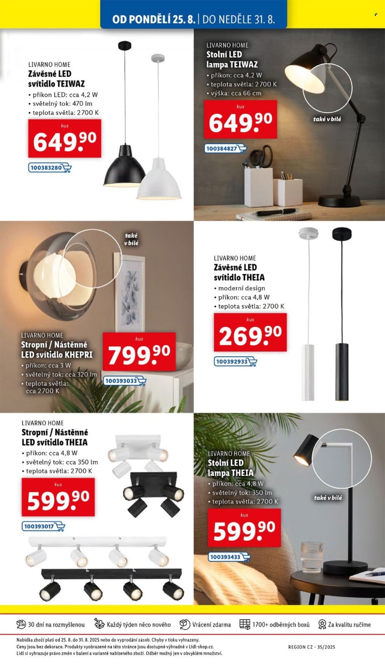 LIDL leták - Od čtvrtka 28.8.2025 (2025-08-28 - 2025-08-31)