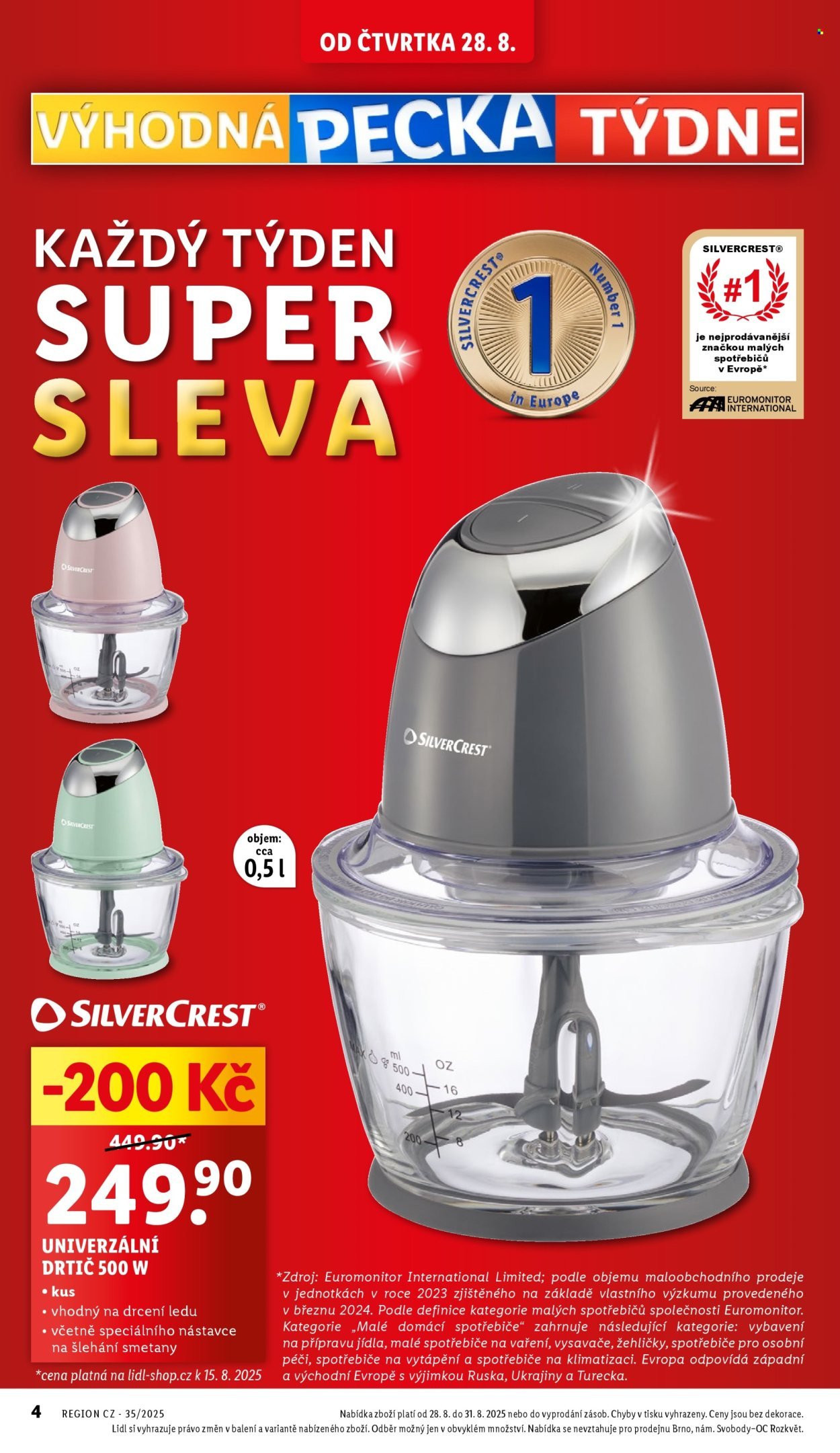 LIDL leták - Od čtvrtka 28.8.2025 (2025-08-28 - 2025-08-31)
