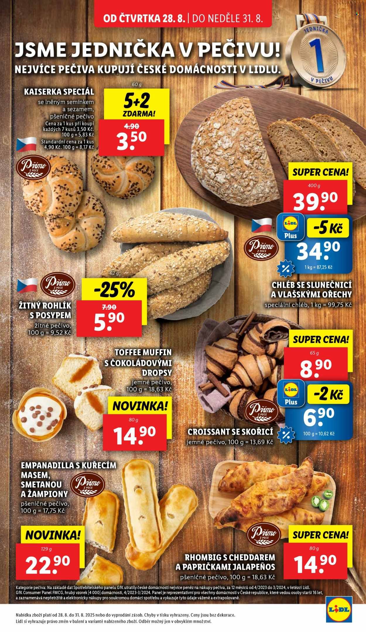 LIDL leták - Od čtvrtka 28.8.2025 (2025-08-28 - 2025-08-31)