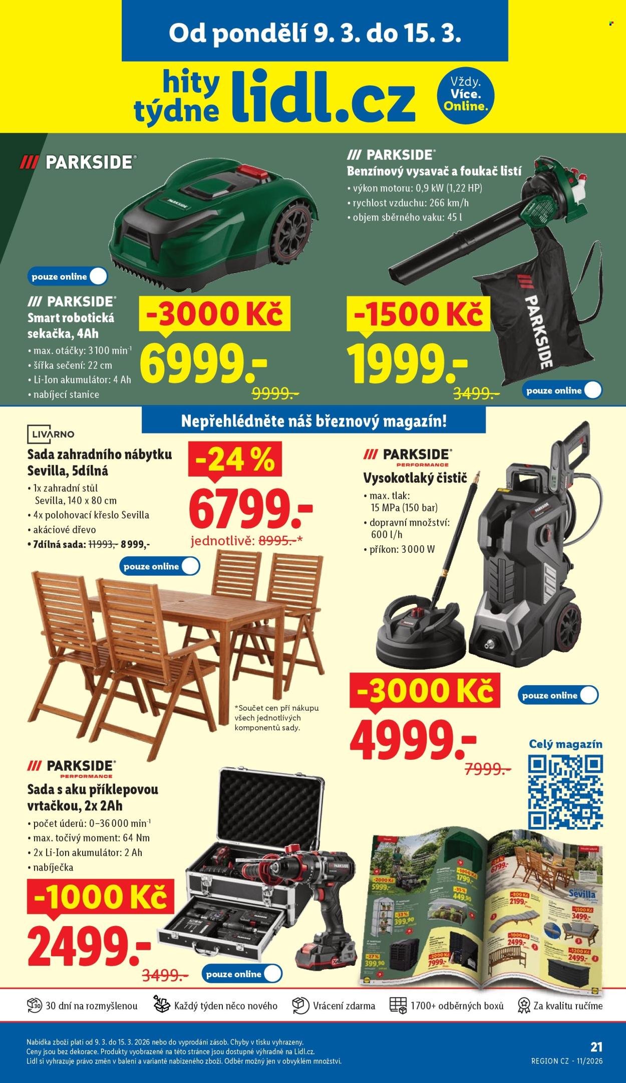 LIDL leták - Hity týdne se slevou až 3000 Kč (2026-03-09 - 2026-03-15)