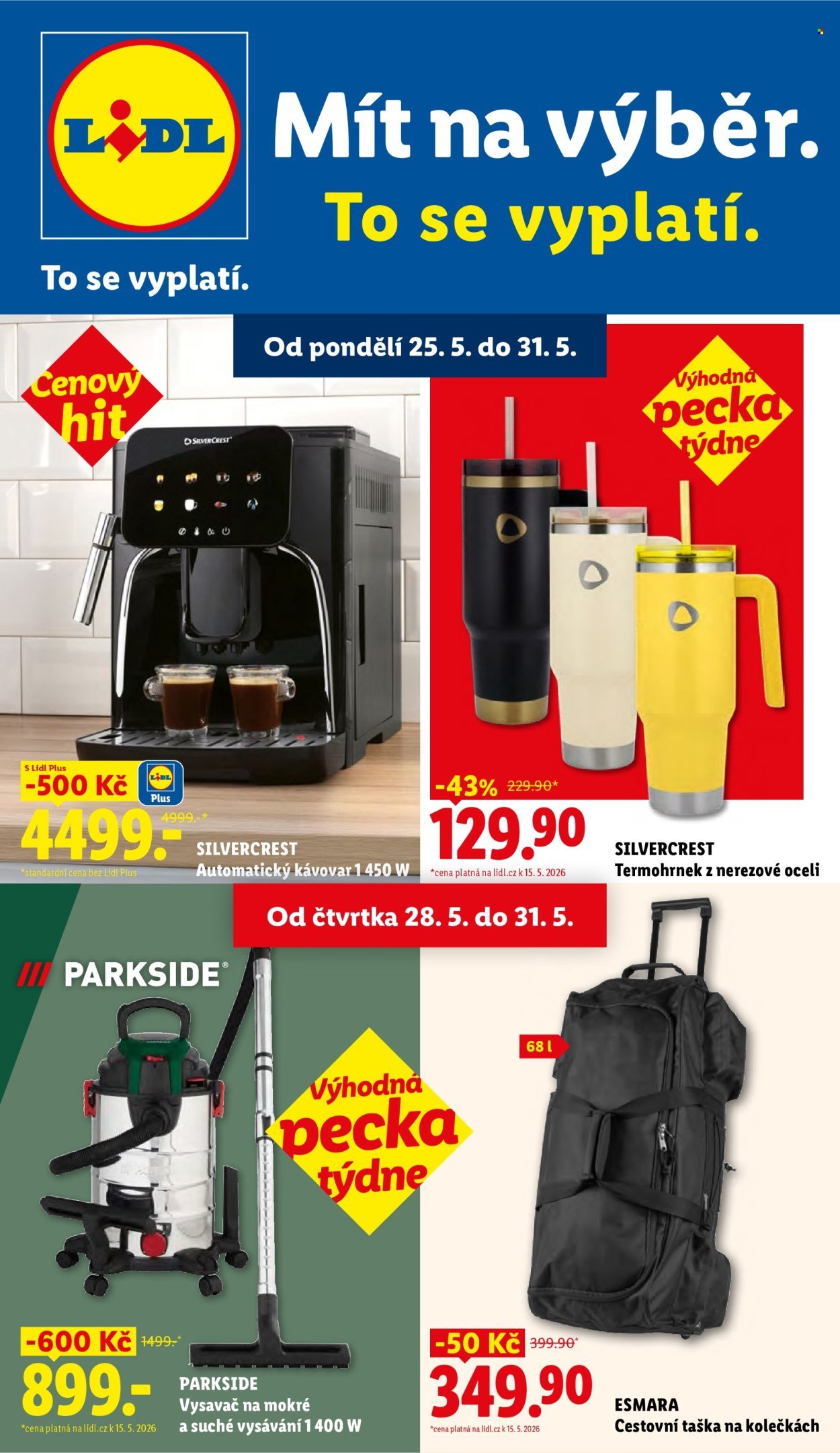 LIDL leták - Spotřební zboží (2026-05-25 - 2026-05-31)