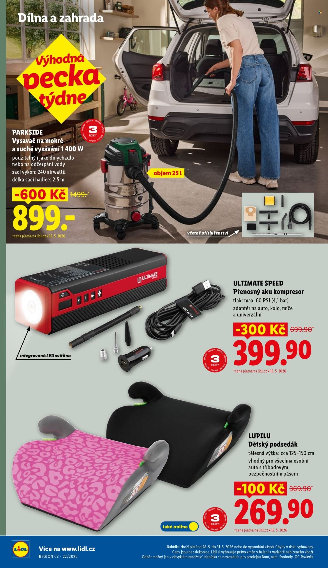 LIDL leták - Spotřební zboží (2026-05-25 - 2026-05-31)
